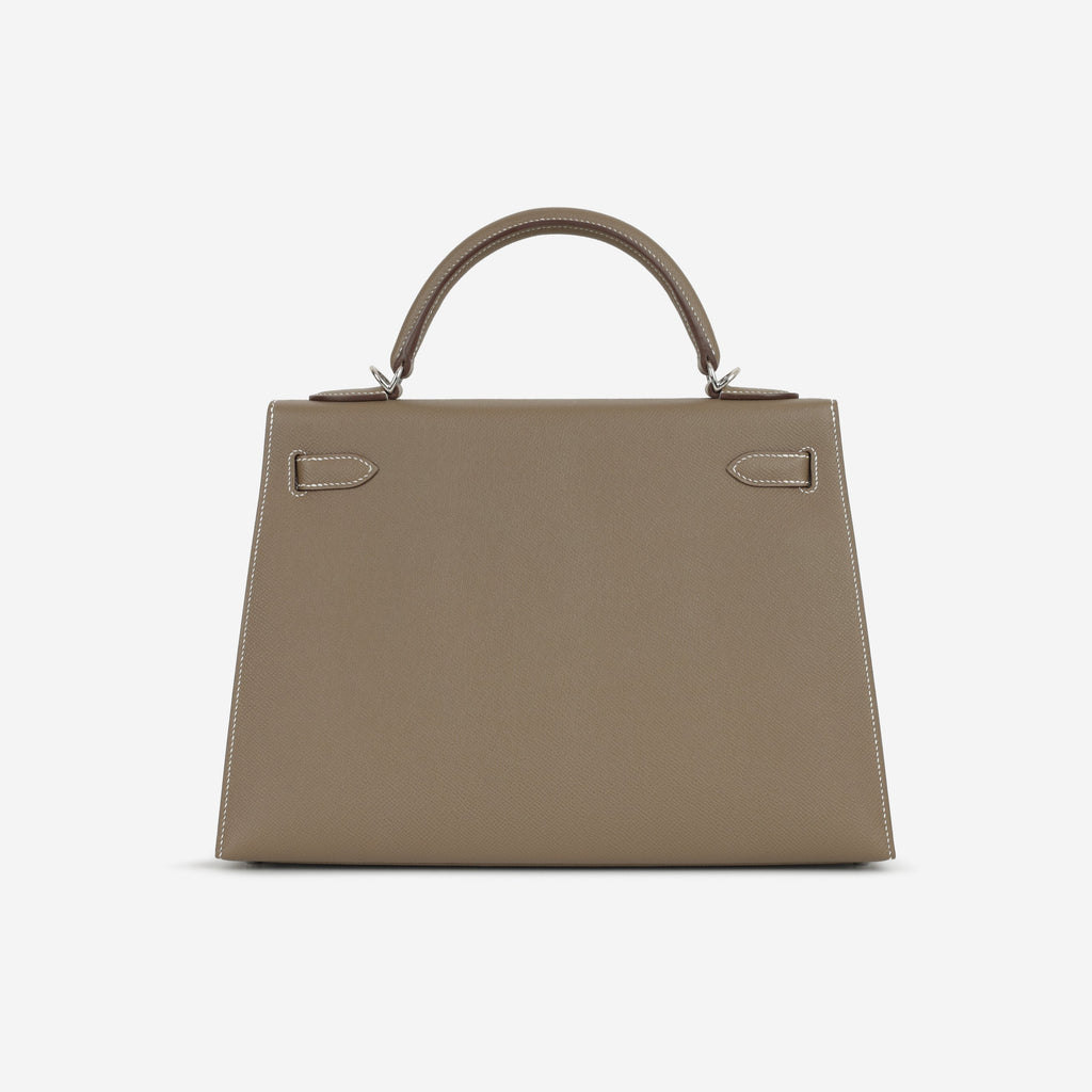 Hermès Kelly 32 - Etoupe Epsom | Palladium Hardware