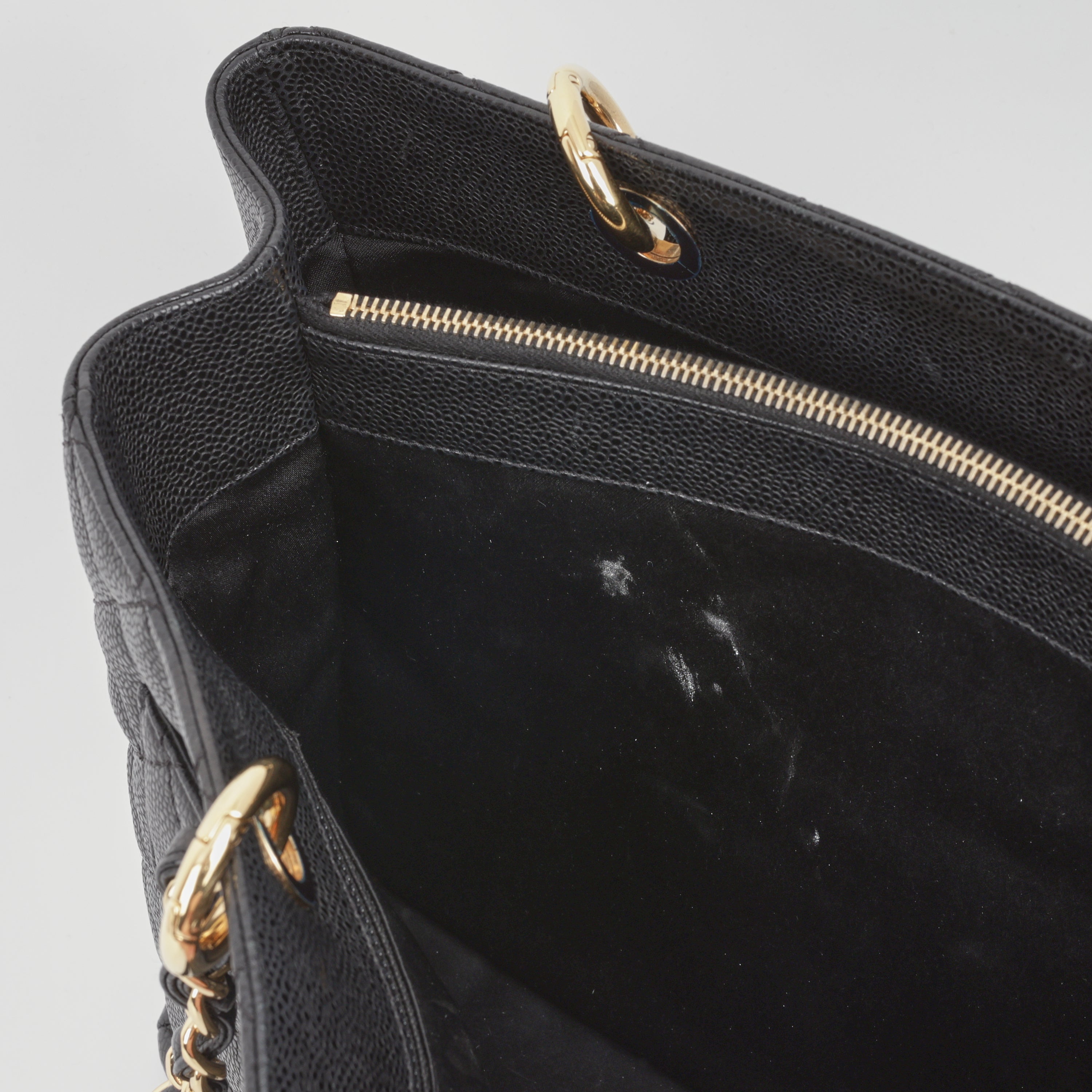 Chanel GST - Black Caviar | Gold Hardware