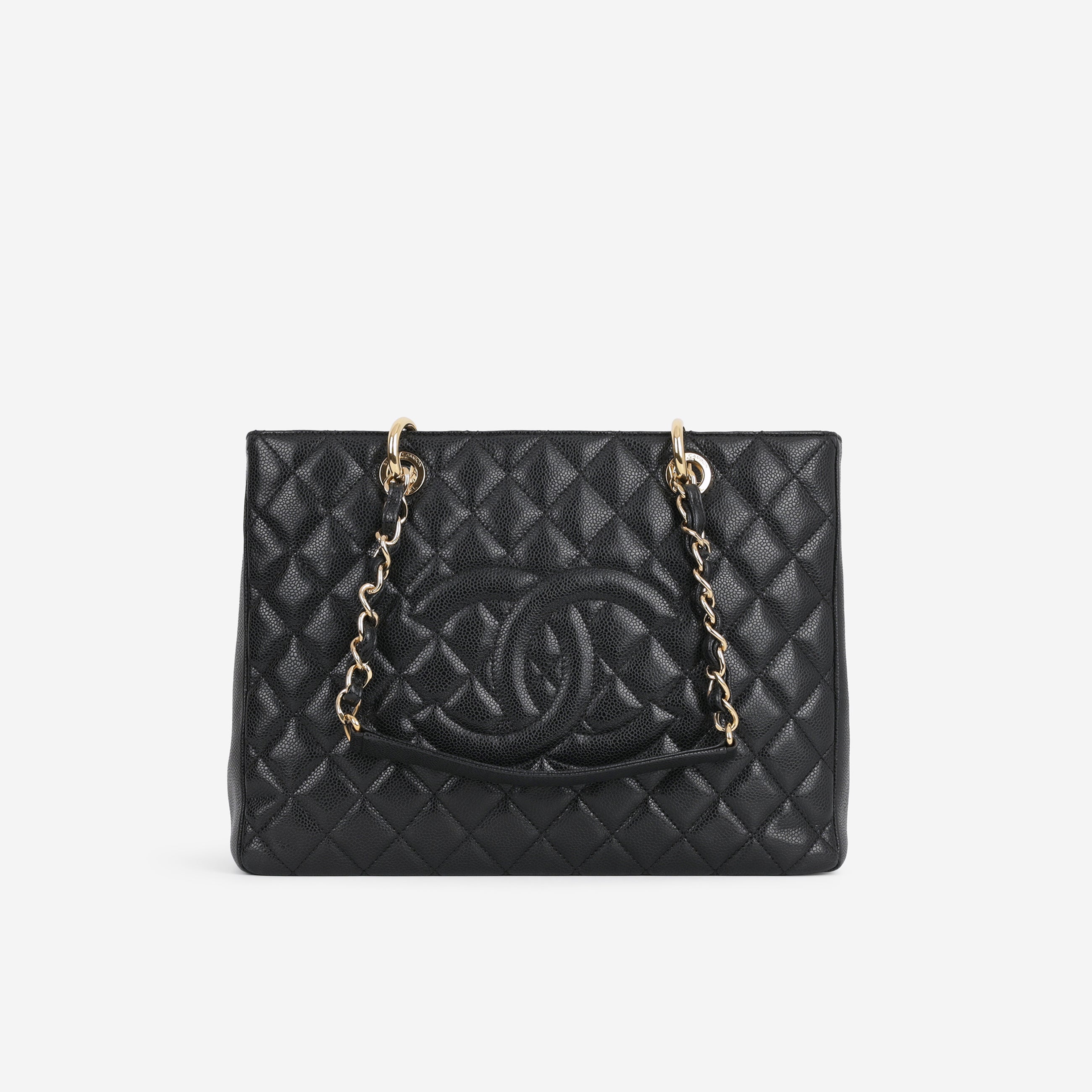 Chanel GST - Black Caviar | Gold Hardware