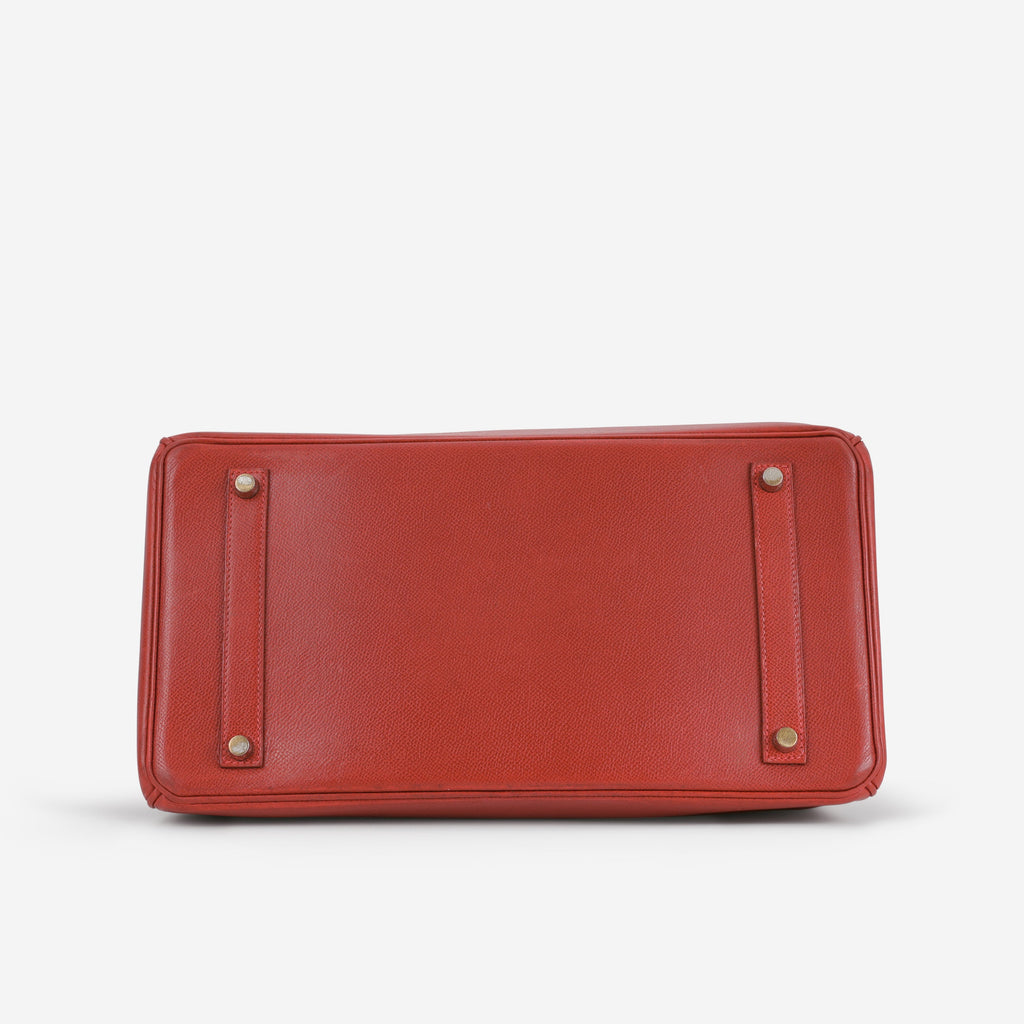 Hermès Birkin 35 - Rouge Amarante Courchevel | Palladium Hardware