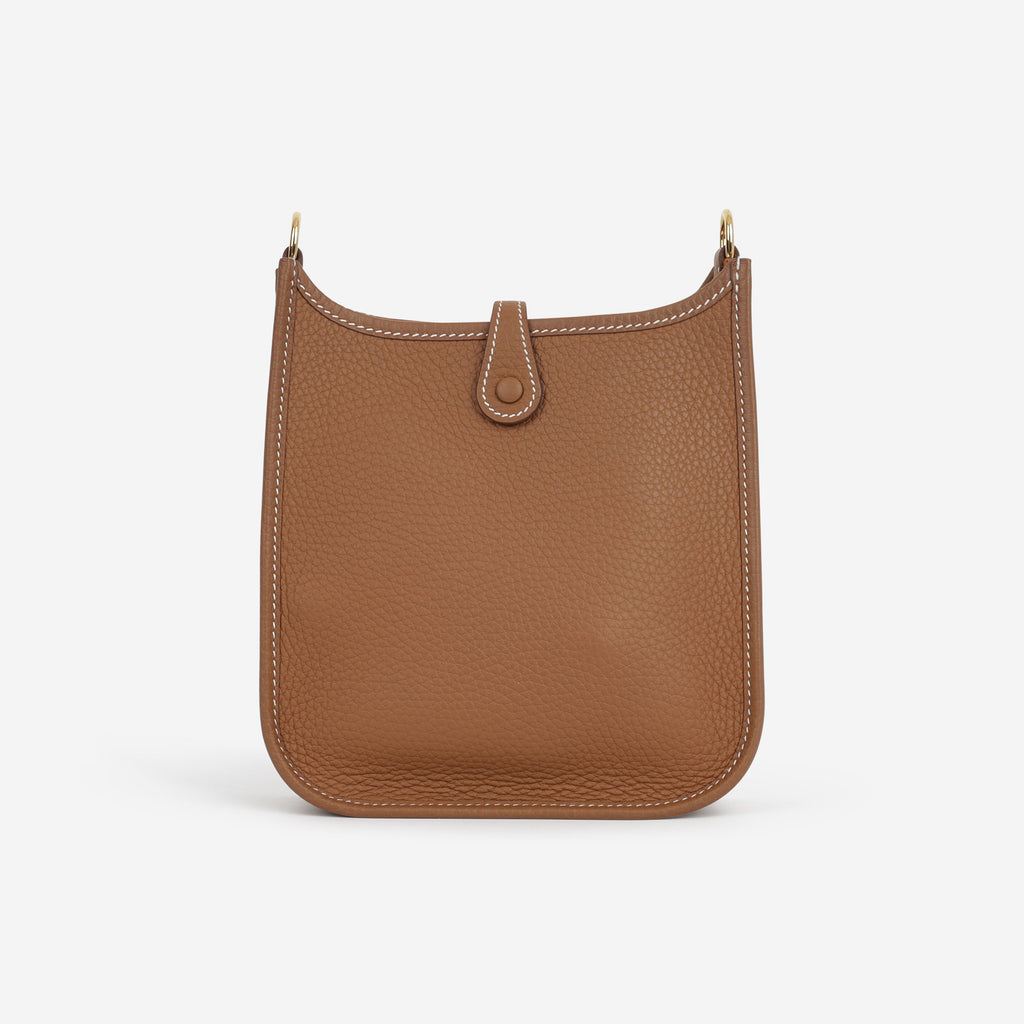 Hermès Mini Evelyne 16  - Gold Clemence | Gold Hardware