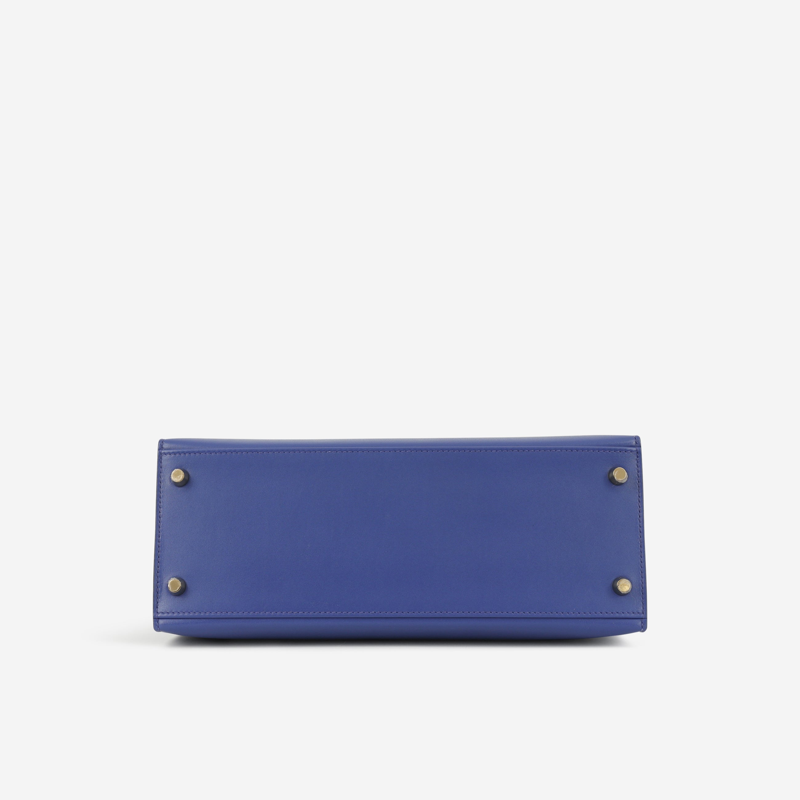 Hermès Kelly 28 - Bleu Electrique Tadelakt | Gold Hardware