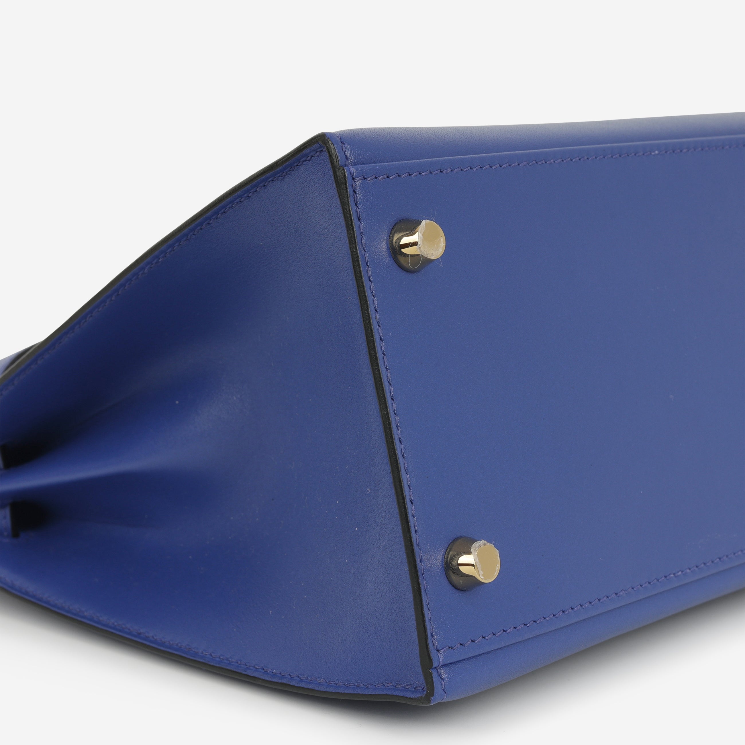 Hermès Kelly 28 - Bleu Electrique Tadelakt | Gold Hardware