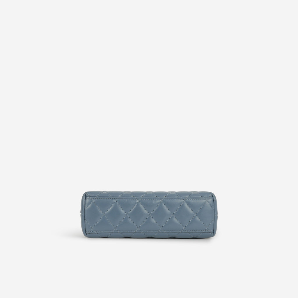 Chanel Small Kelly Re-Edition - Blue Lambskin | Gold Hardware
