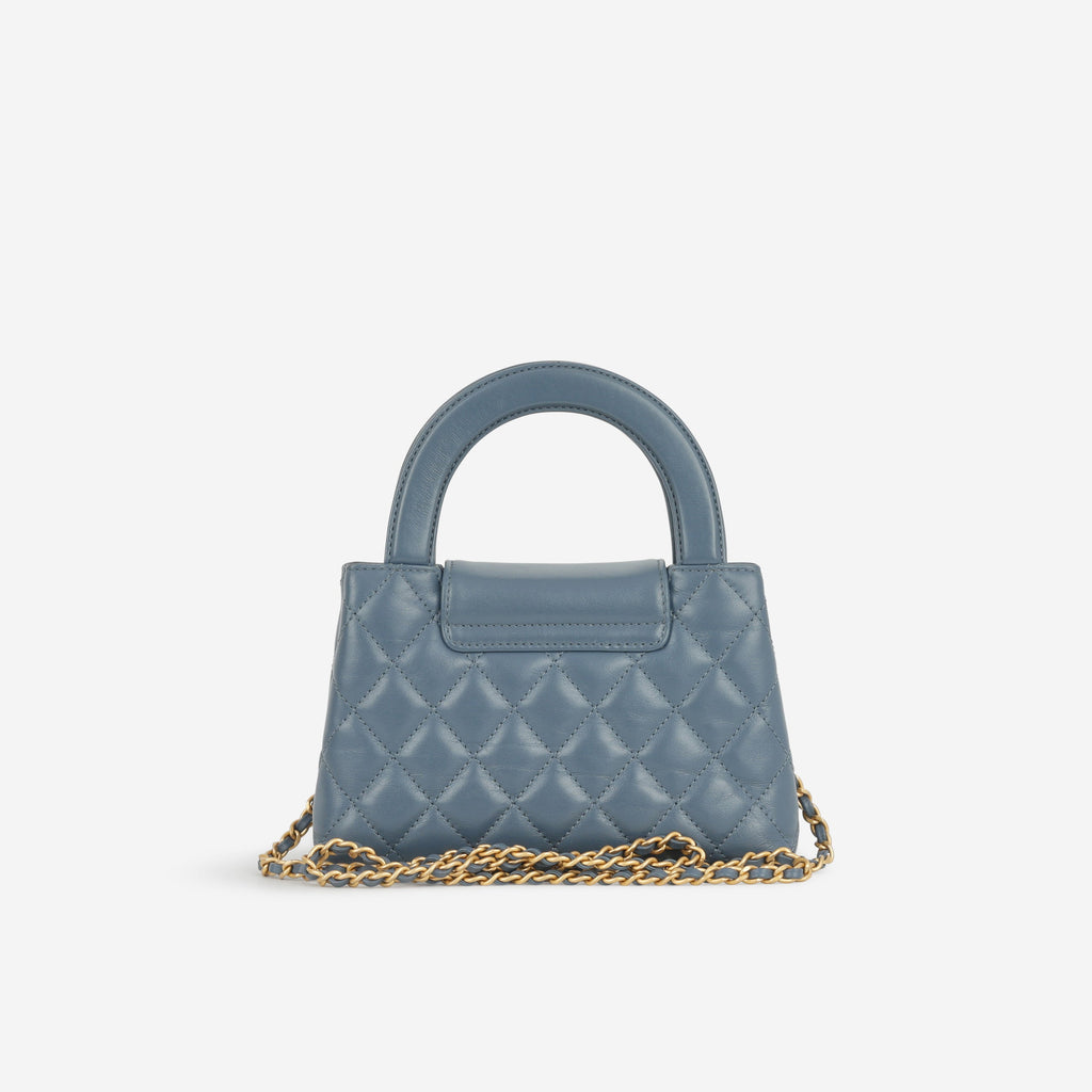 Chanel Small Kelly Re-Edition - Blue Lambskin | Gold Hardware