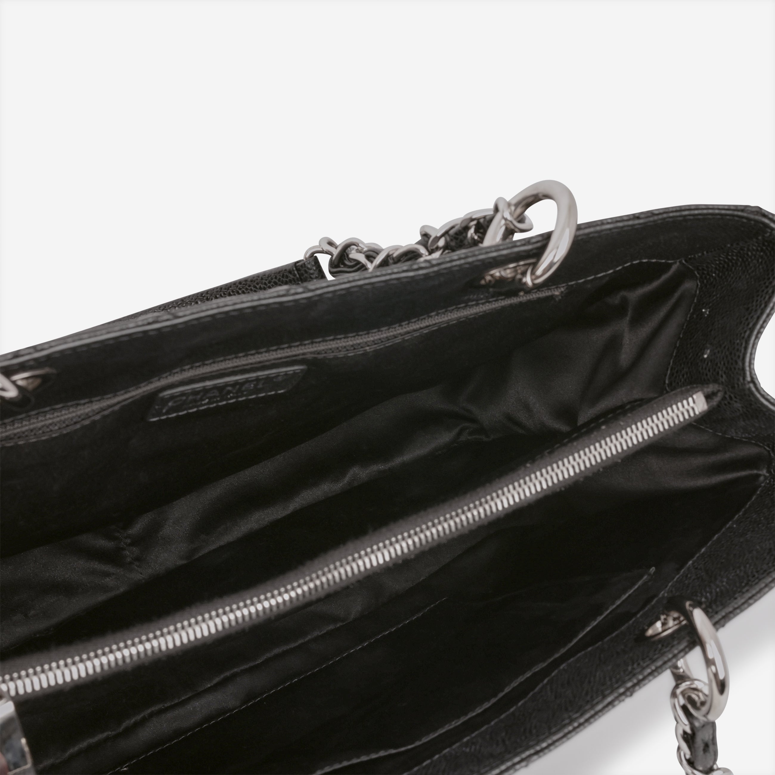 Chanel GST - Black Caviar | Silver Hardware