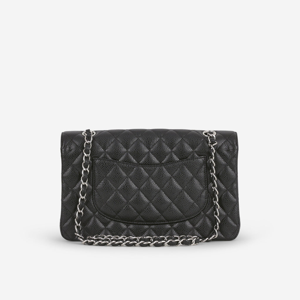 Chanel Medium Classic Flap - Black Caviar | Silver Hardware (2014)