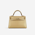 Hermès Mini Kelly - Dore Chevre | Permabrass Hardware