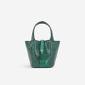 Hermès Micro Picotin 14 - Vert Vertigo Lizard | Gold Hardware