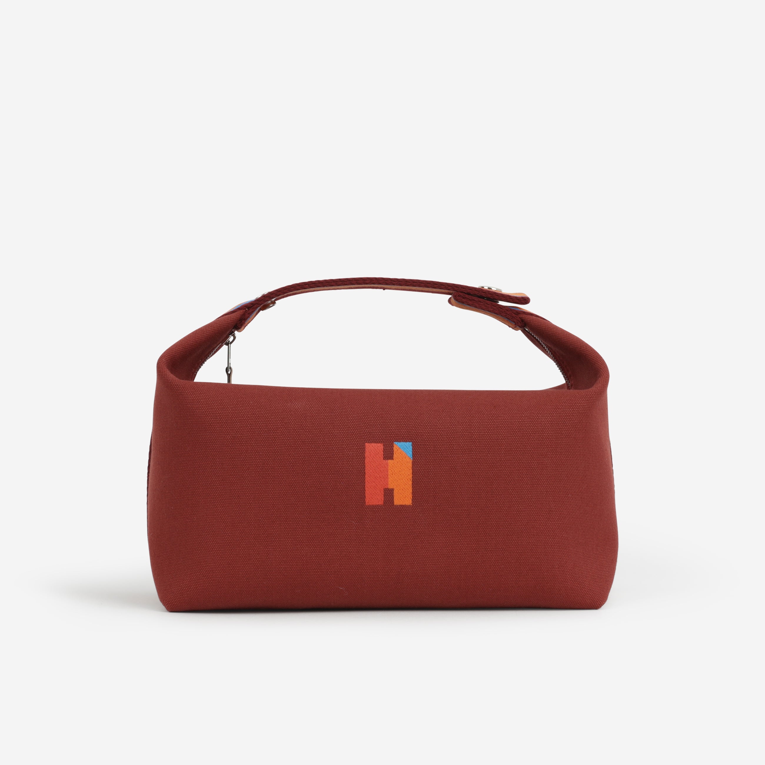 Hermès Bride-A-Brac Pavillion GM - Rouge H Canvas | Palladium Hardware