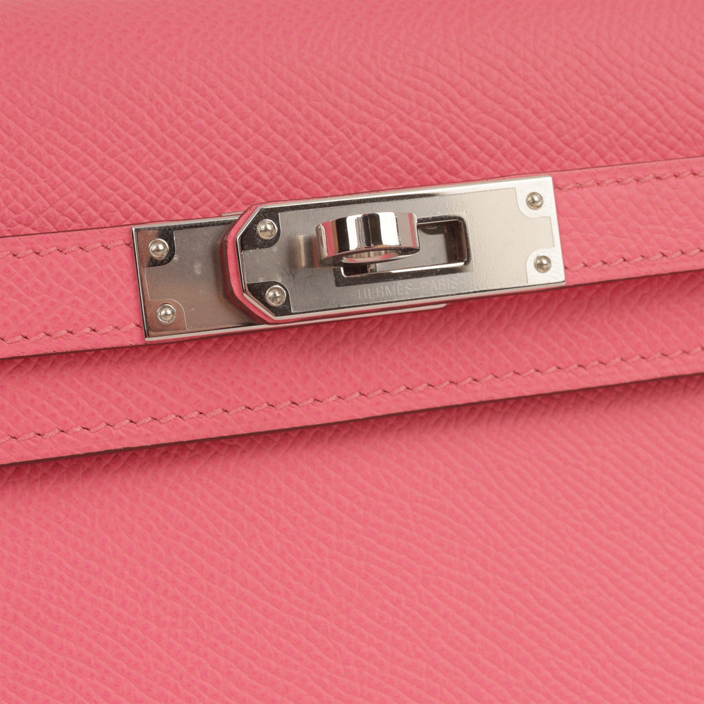 Hermès Kelly Elan - Rose Azalee Epsom | Palladium Hardware