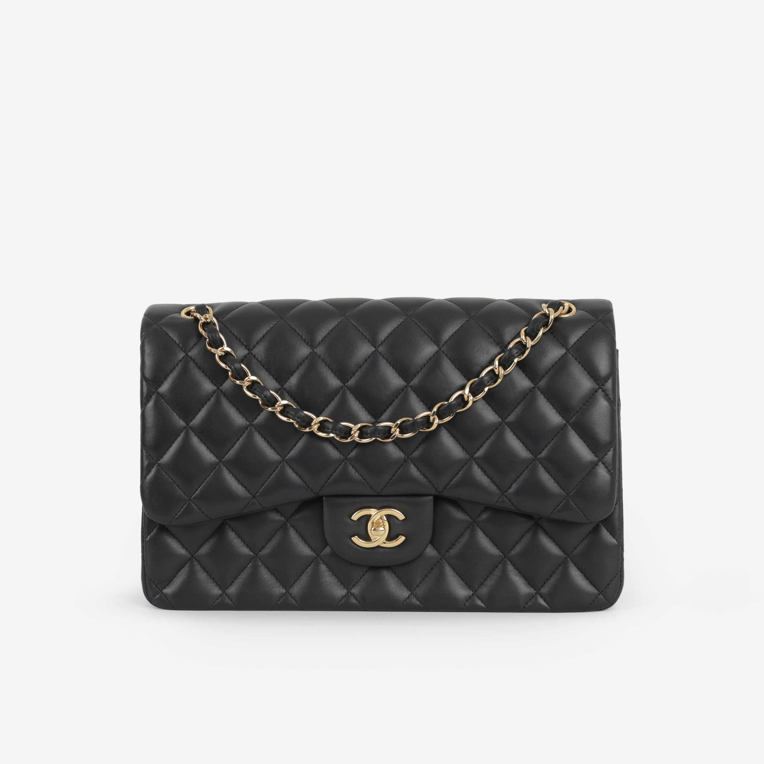 Chanel Classic Flap Bag - Jumbo Classic Flap | Gold Hardware