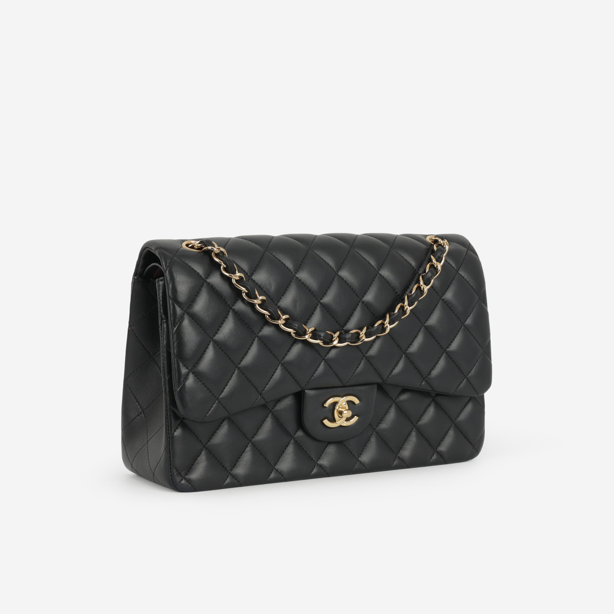 Chanel Classic Flap Bag - Jumbo Classic Flap | Gold Hardware