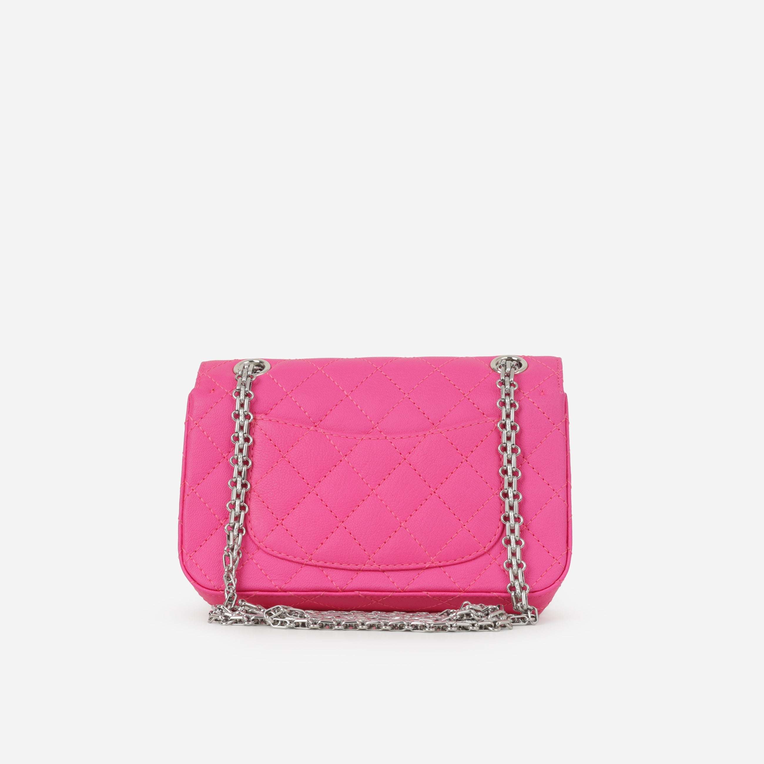 Chanel Mini 2.55 Reissue 224 - Pink Goatskin | Silver Hardware