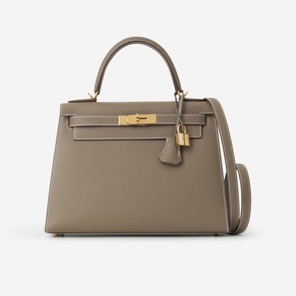 Hermès Kelly 28 - Etoupe Epsom | Gold Hardware