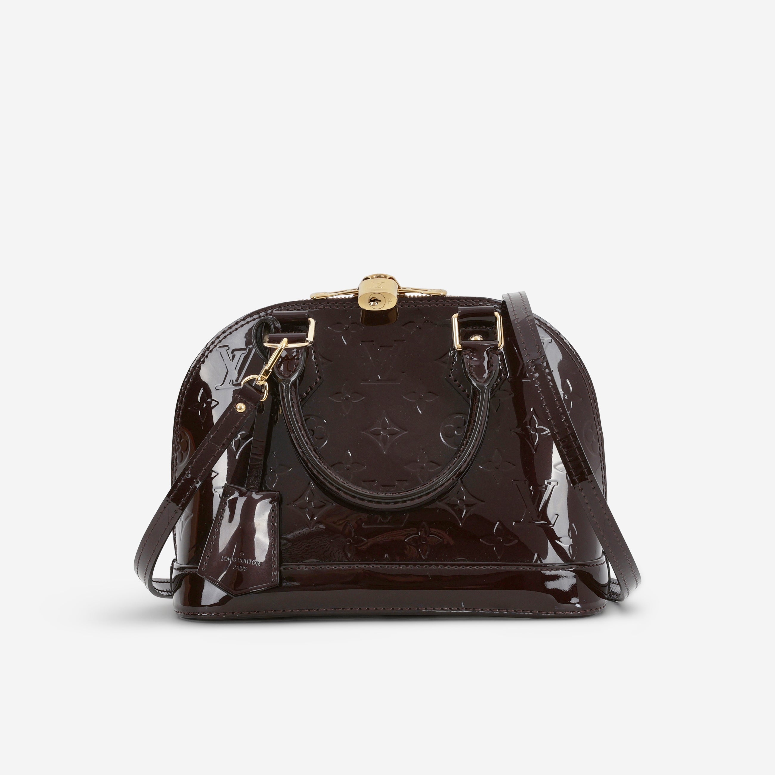Louis Vuitton Alma BB - Amarante Vernis | Gold Hardware