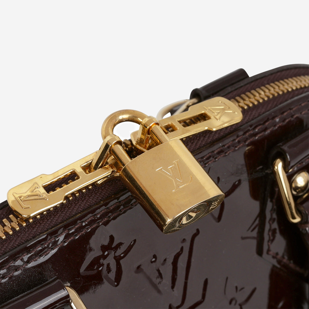 Louis Vuitton Alma BB - Amarante Vernis | Gold Hardware