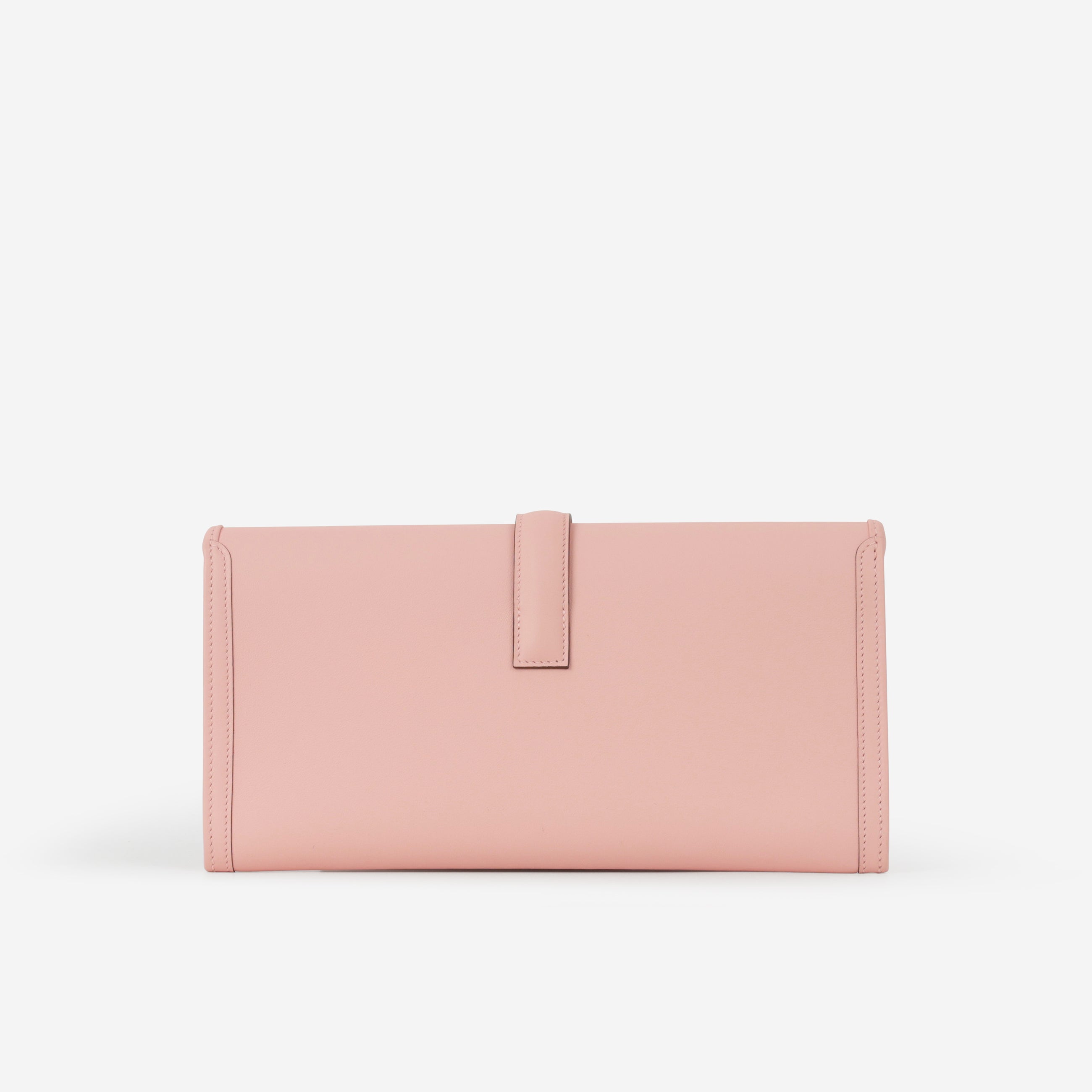 Hermès Jige Clutch 29 - Rose Sakura Swift