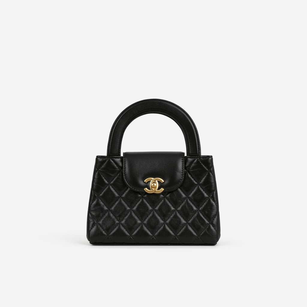 Chanel Small Kelly Re-Edition - Black Lambskin | Gold Hardware