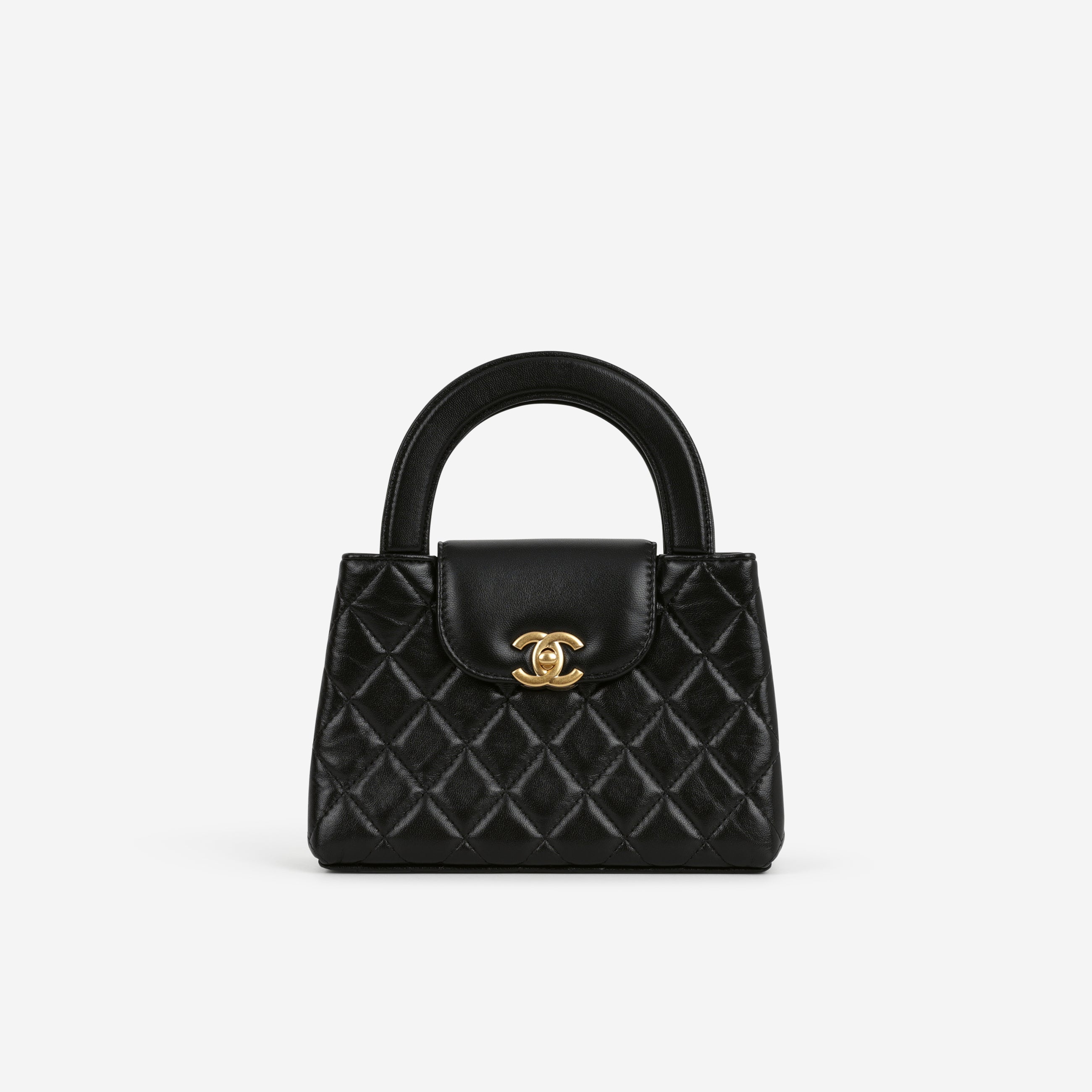 Chanel Small Kelly Re-Edition - Black Lambskin | Gold Hardware
