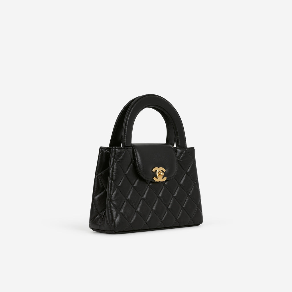 Chanel Small Kelly Re-Edition - Black Lambskin | Gold Hardware
