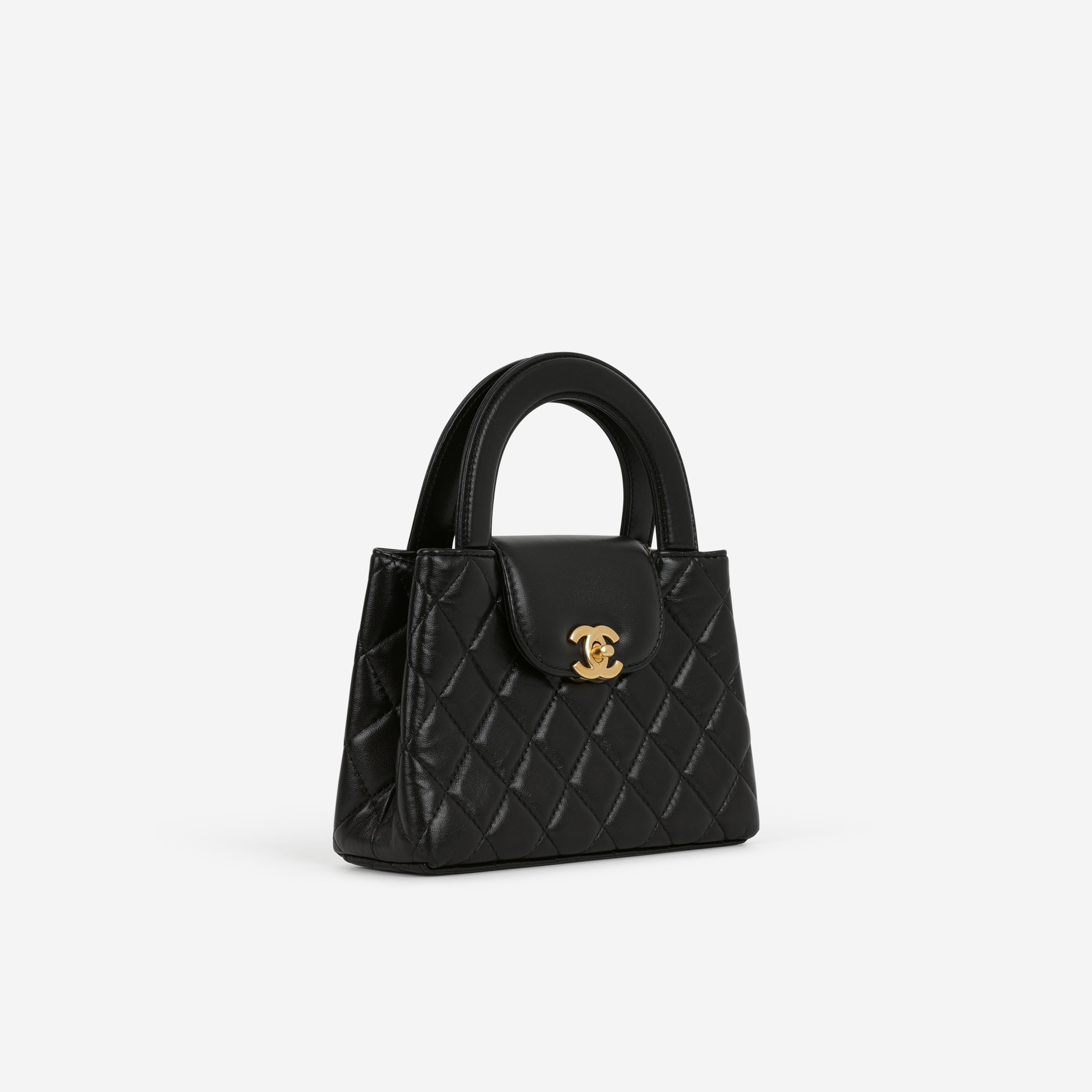 Chanel Small Kelly Re-Edition - Black Lambskin | Gold Hardware