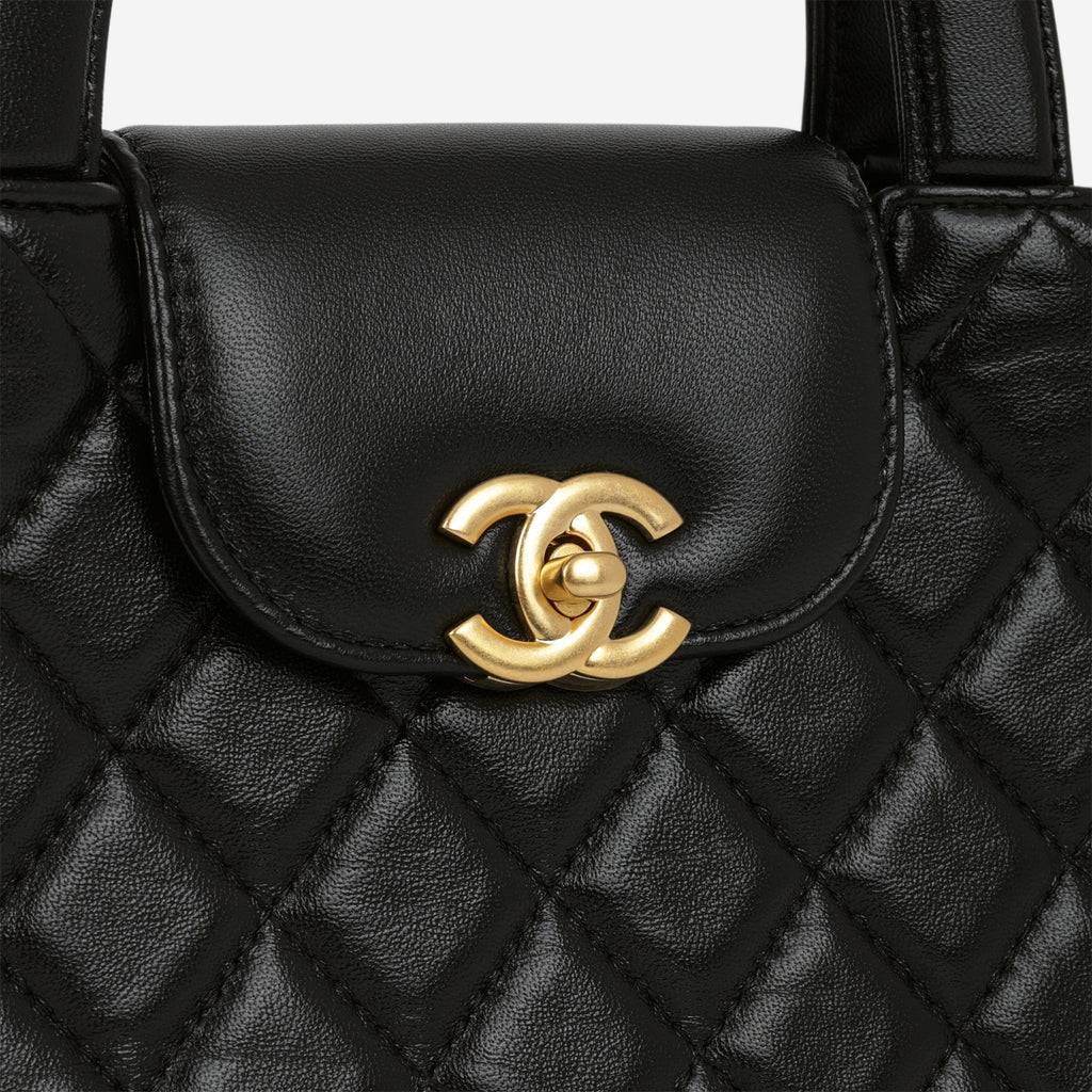 Chanel Small Kelly Re-Edition - Black Lambskin | Gold Hardware