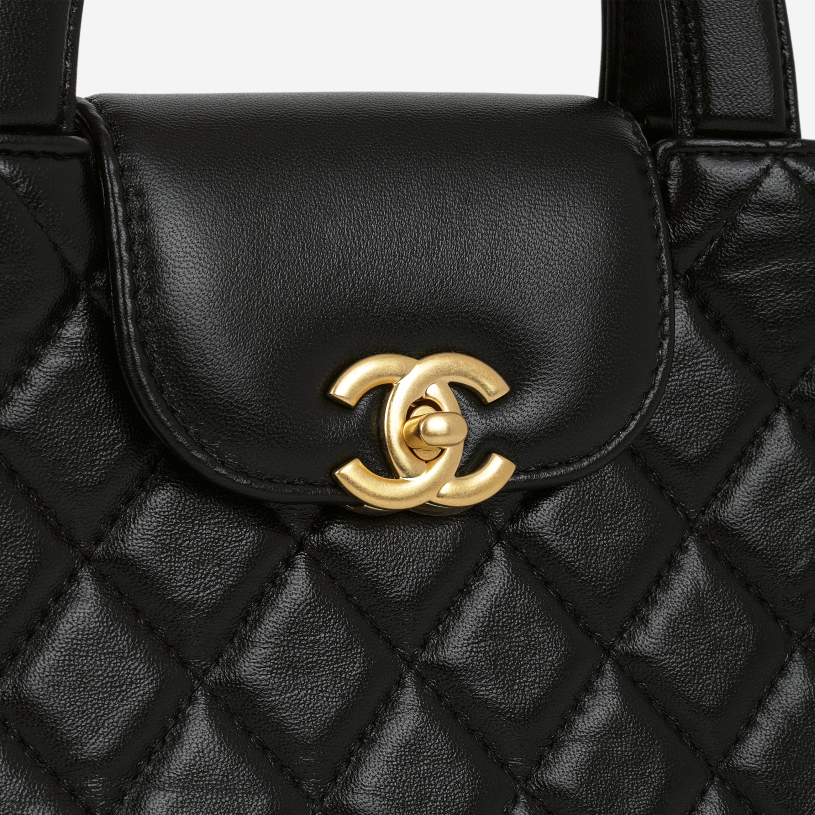 Chanel Small Kelly Re-Edition - Black Lambskin | Gold Hardware