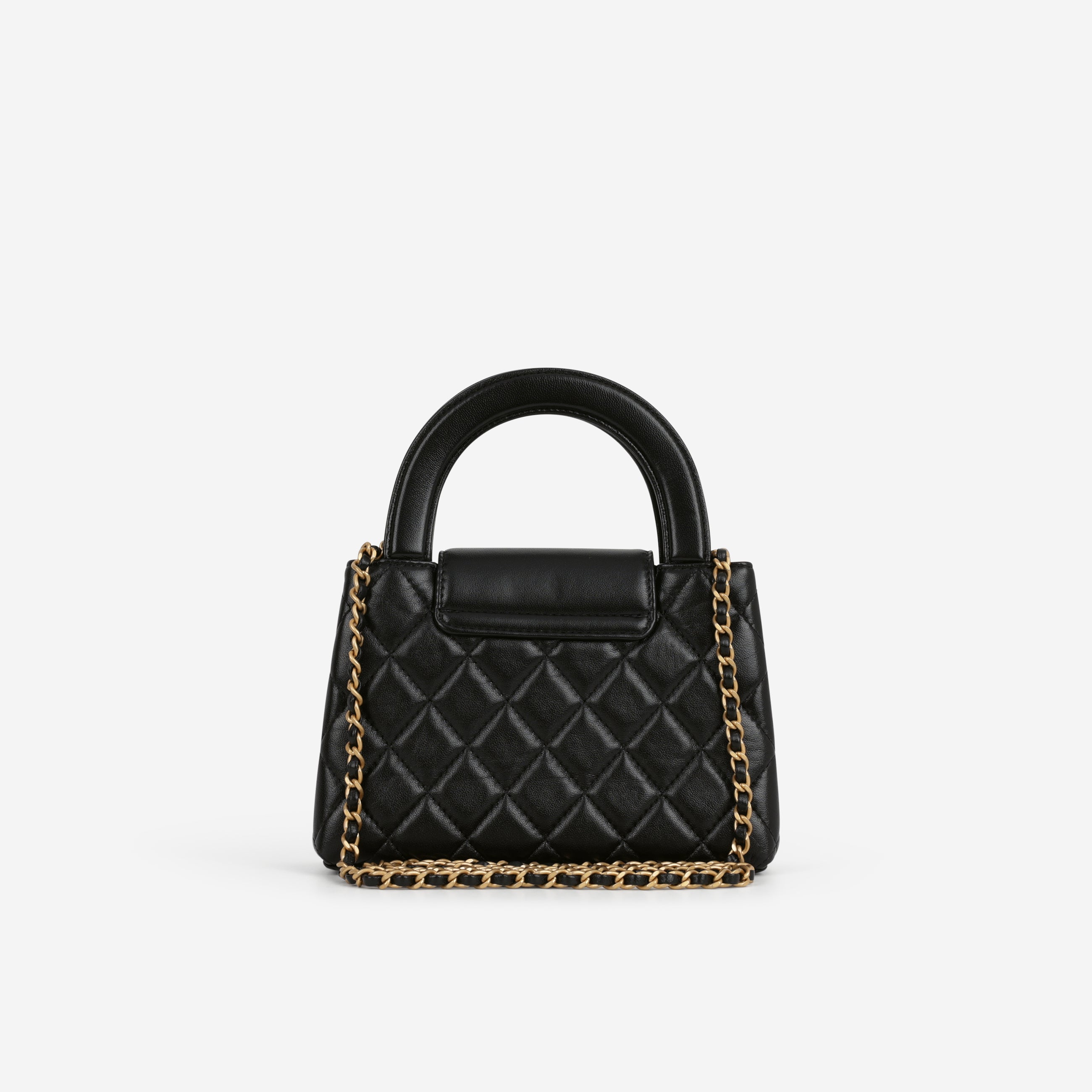 Chanel Small Kelly Re-Edition - Black Lambskin | Gold Hardware