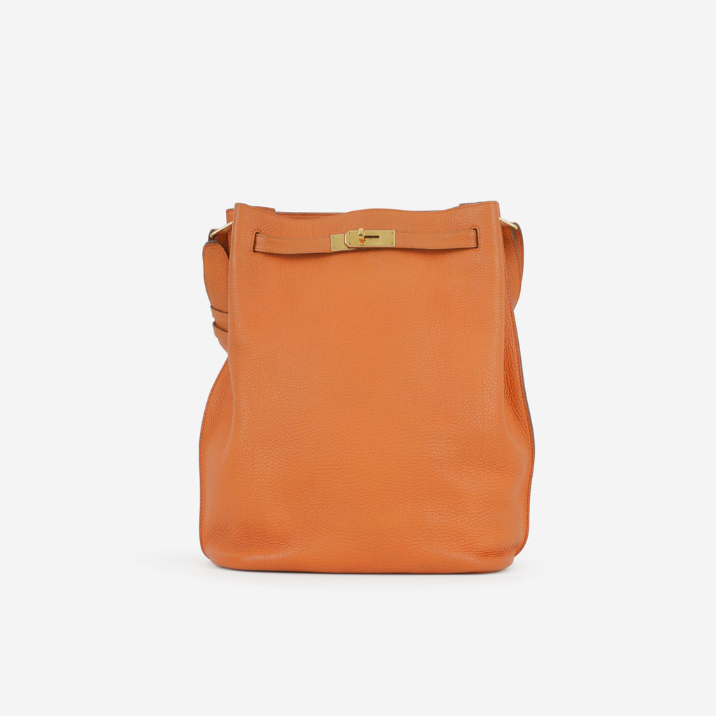 Hermès So Kelly 26 - Orange Togo | Palladium Hardware