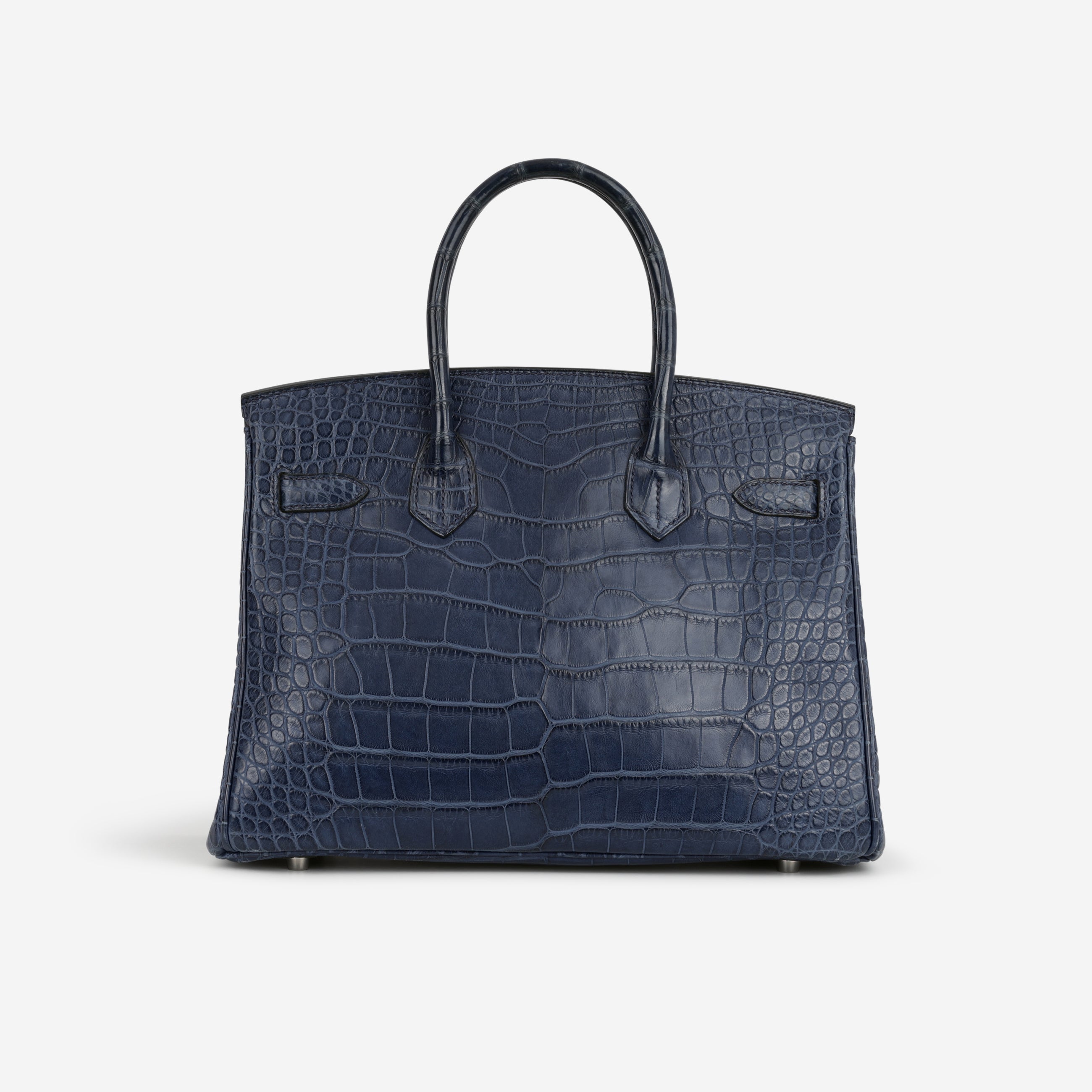 Hermès Birkin 30 - Bleu De Malte Alligator | Palladium Hardware