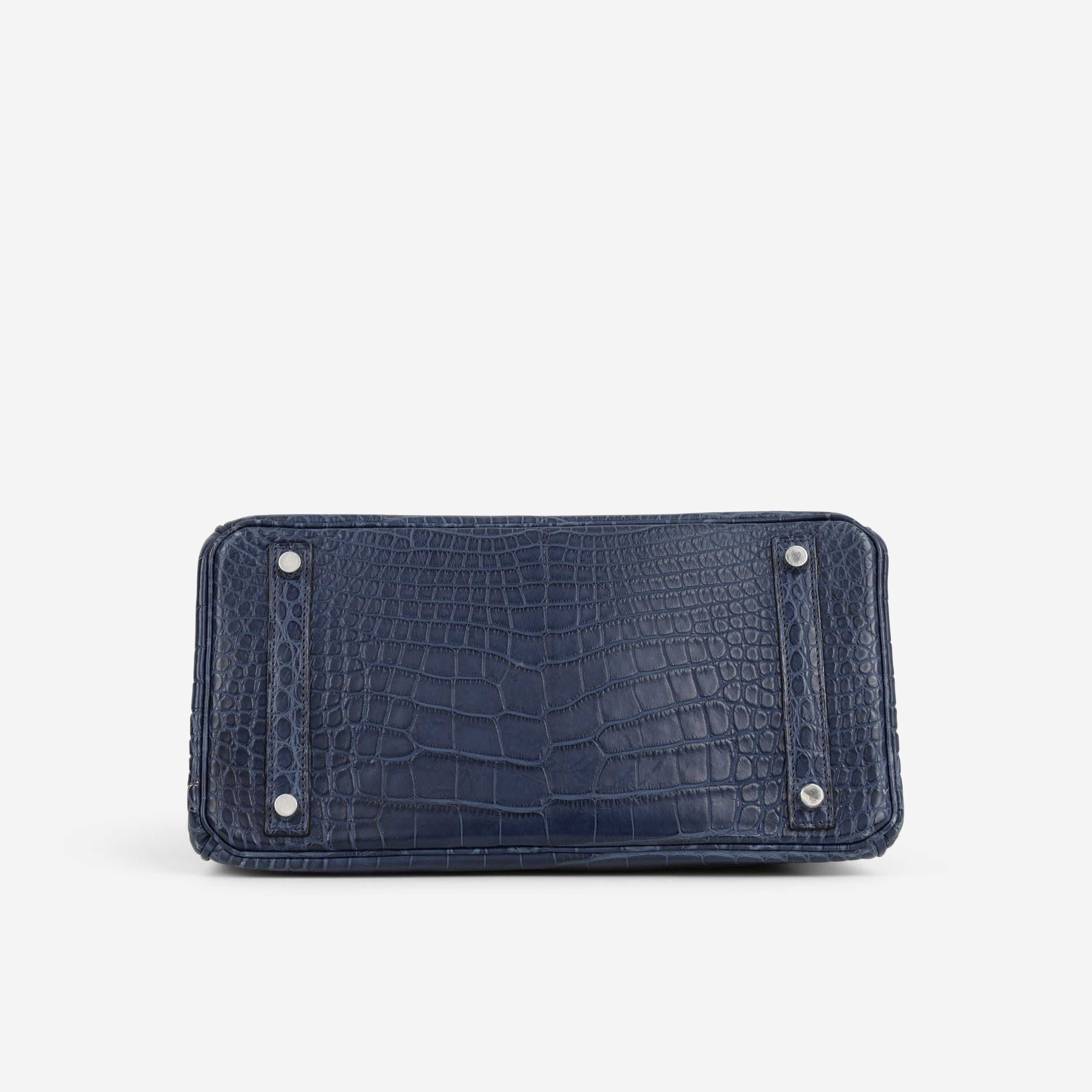 Hermès Birkin 30 - Bleu De Malte Alligator | Palladium Hardware