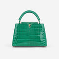 Louis Vuitton Capucines BB - Emerald Alligator | Gold Hardware