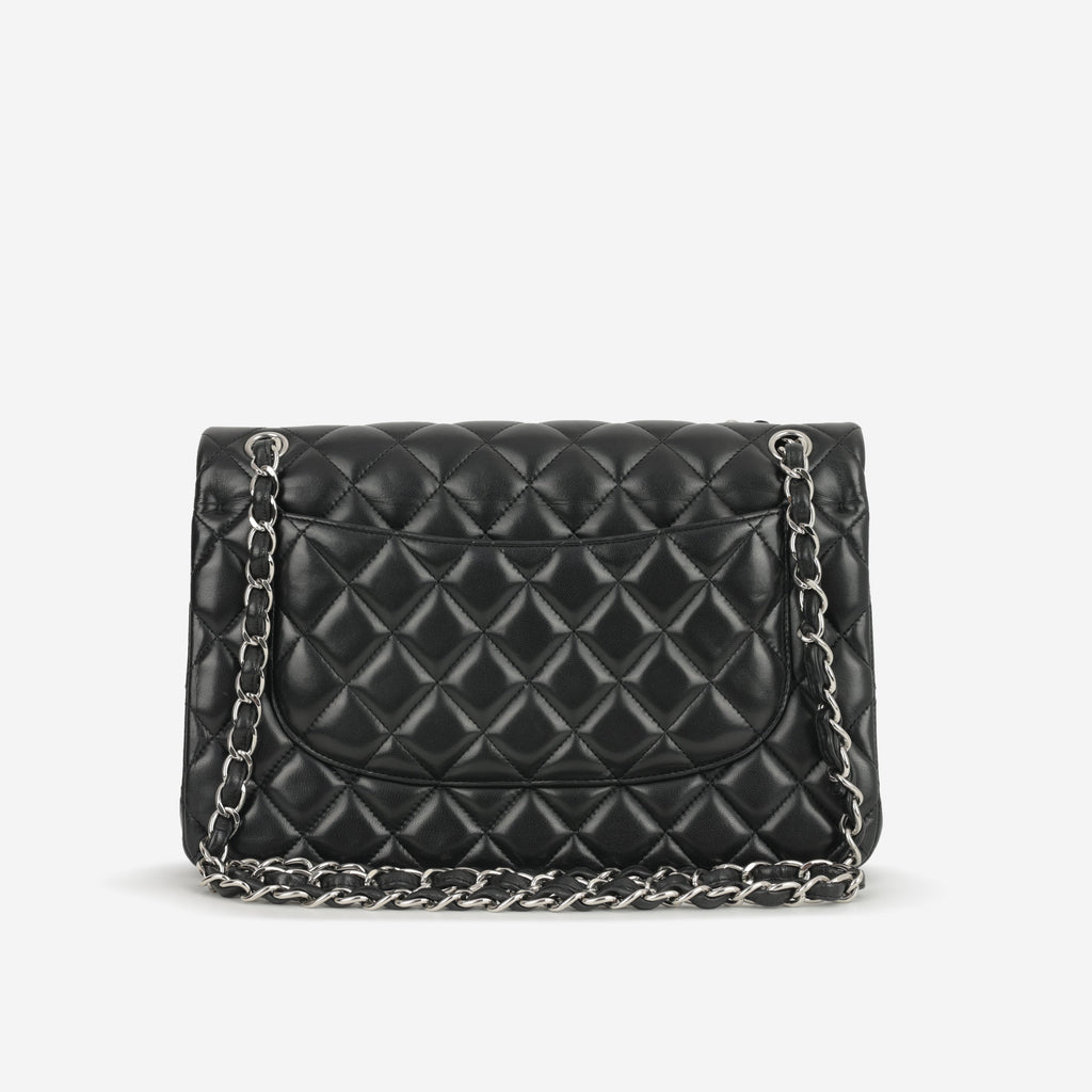 Chanel Classic Flap Bag - Jumbo Classic Flap | Silver Hardware