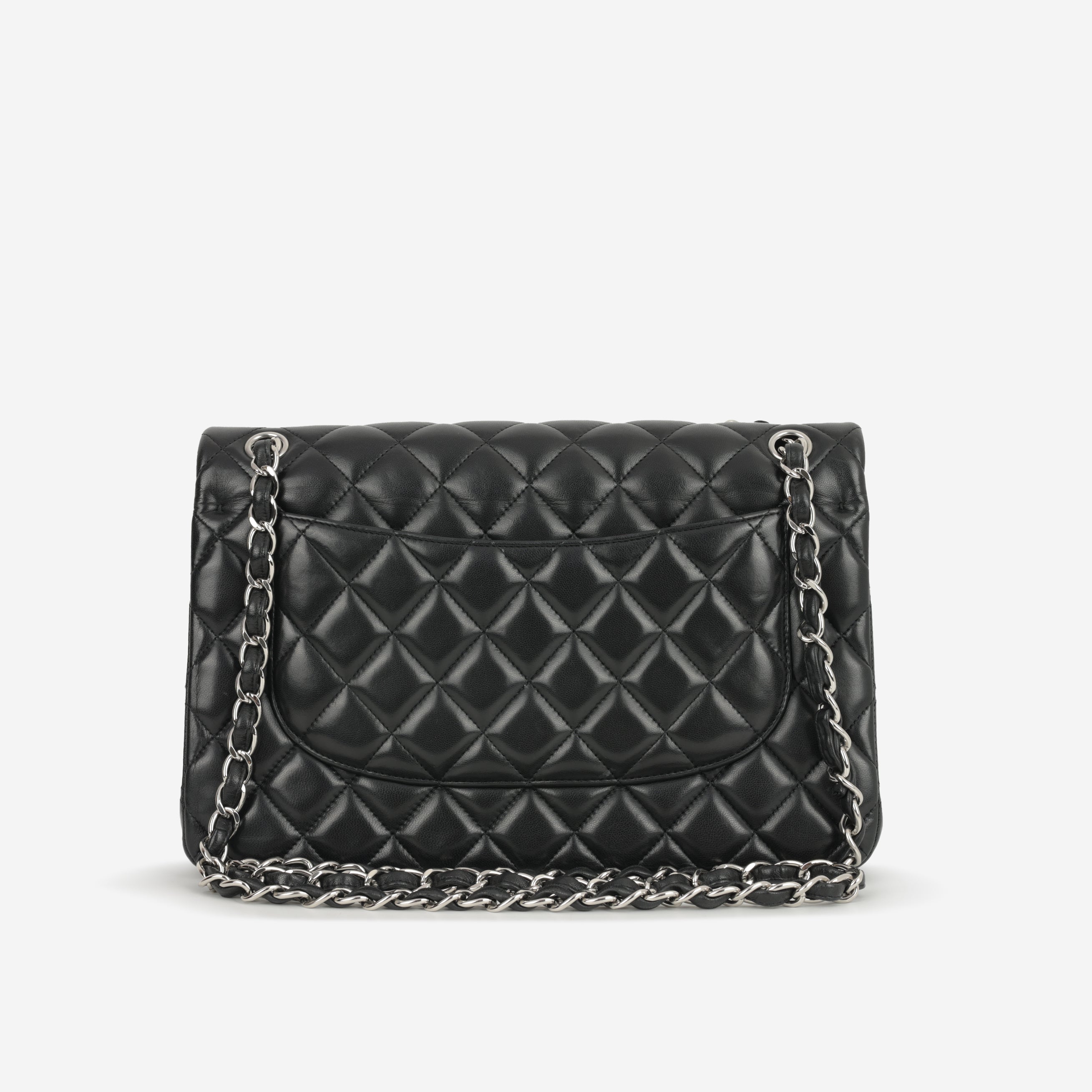 Chanel Classic Flap Bag - Jumbo Classic Flap | Silver Hardware