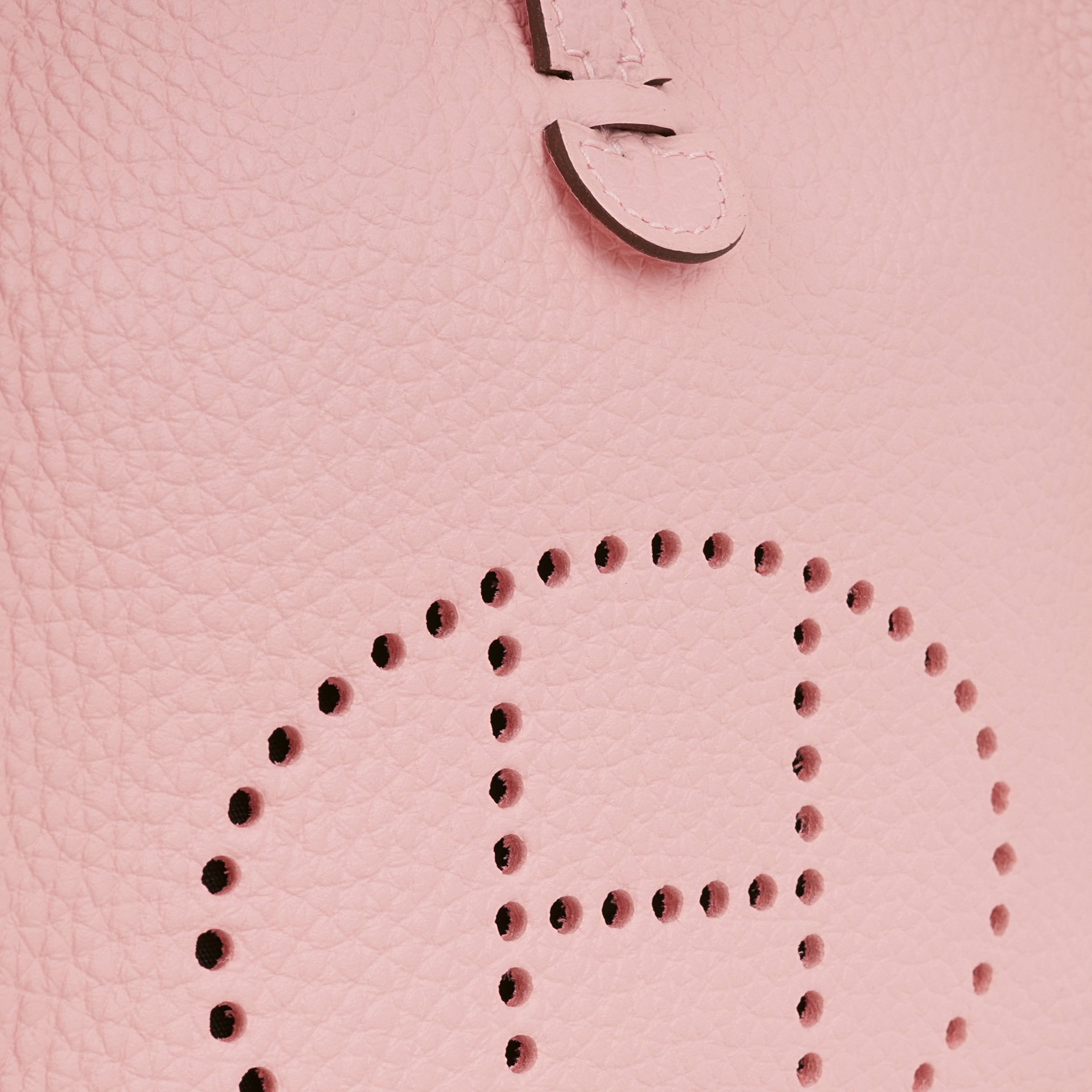Hermès Mini Evelyne 16 - Rose Sakura Clemence | Palladium Hardware