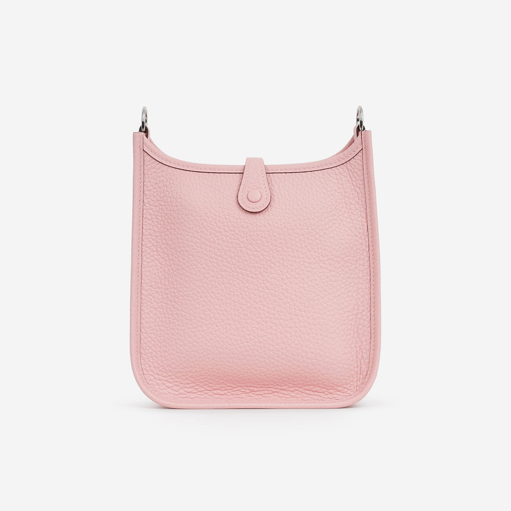 Hermès Mini Evelyne 16 - Rose Sakura Clemence | Palladium Hardware