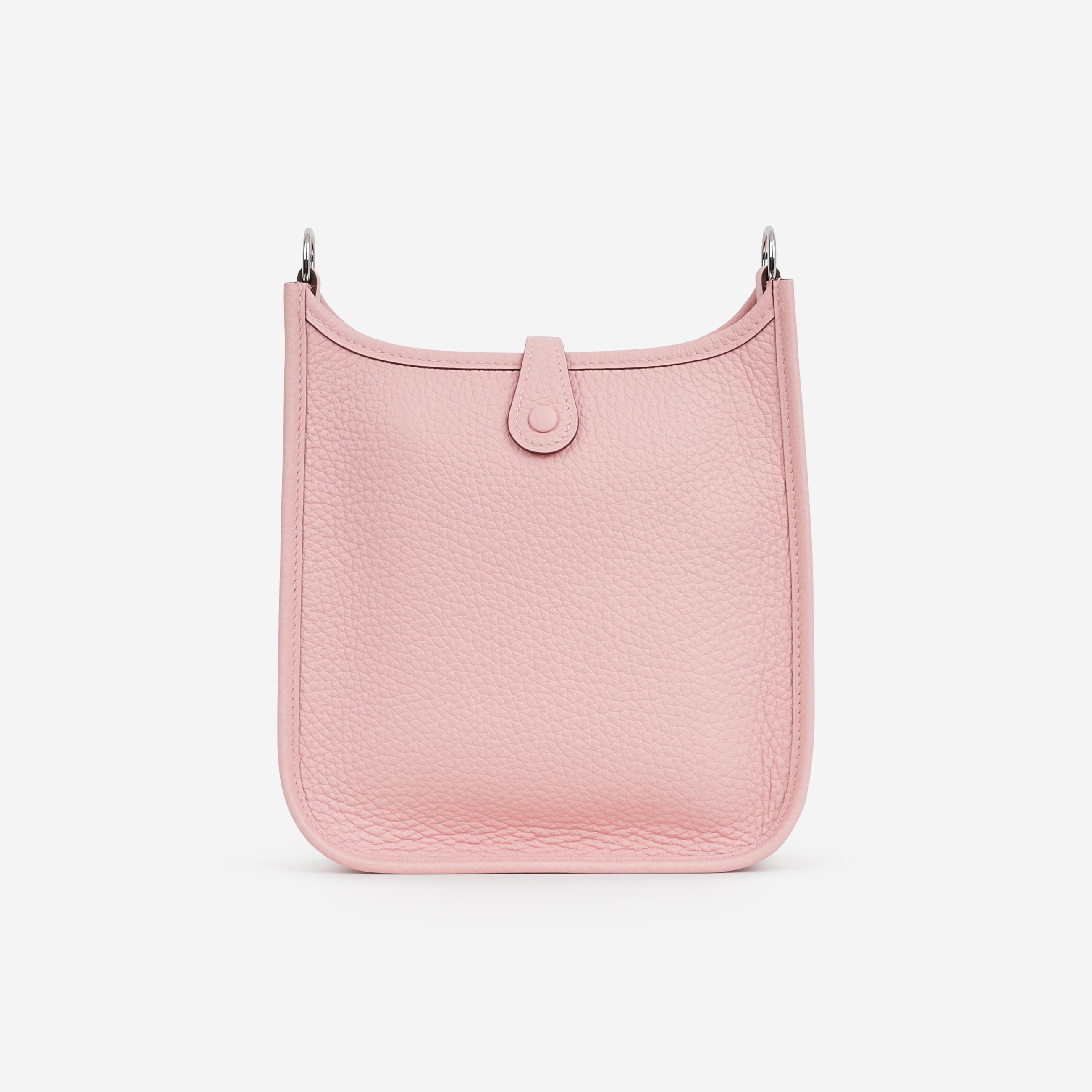 Hermès Mini Evelyne 16 - Rose Sakura Clemence | Palladium Hardware