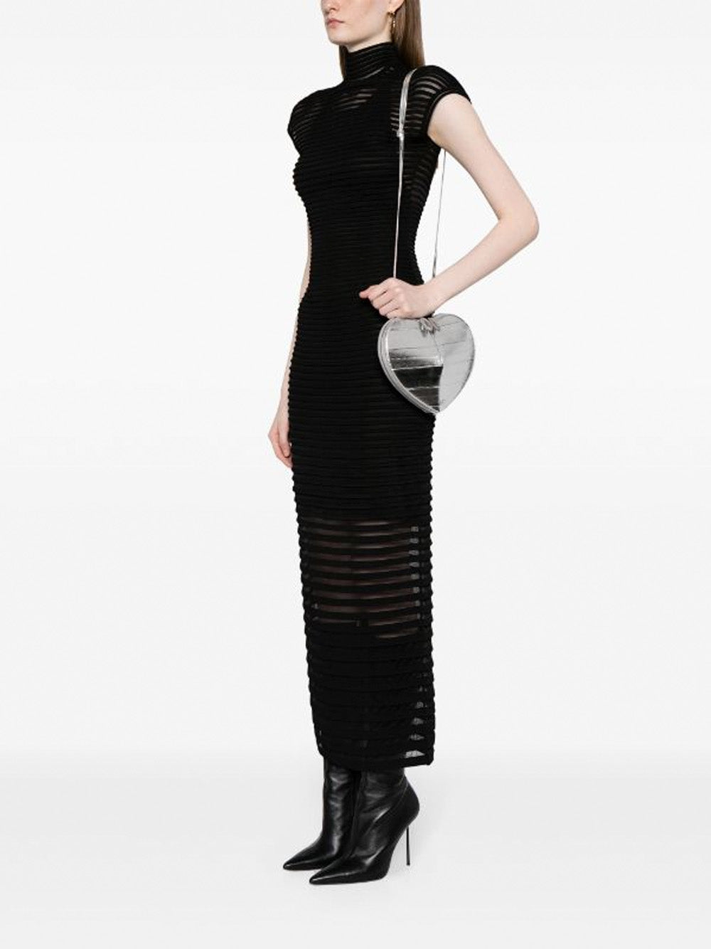 Metallic Le Cœur Shoulder Bag