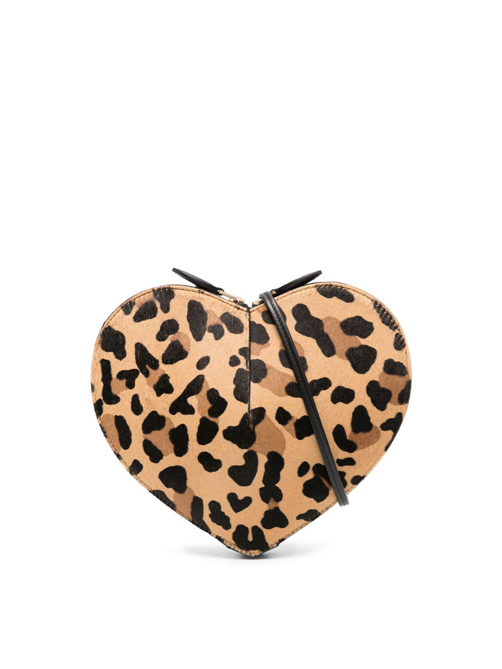 Leopard Haircalf Le Cœur Shoulder Bag
