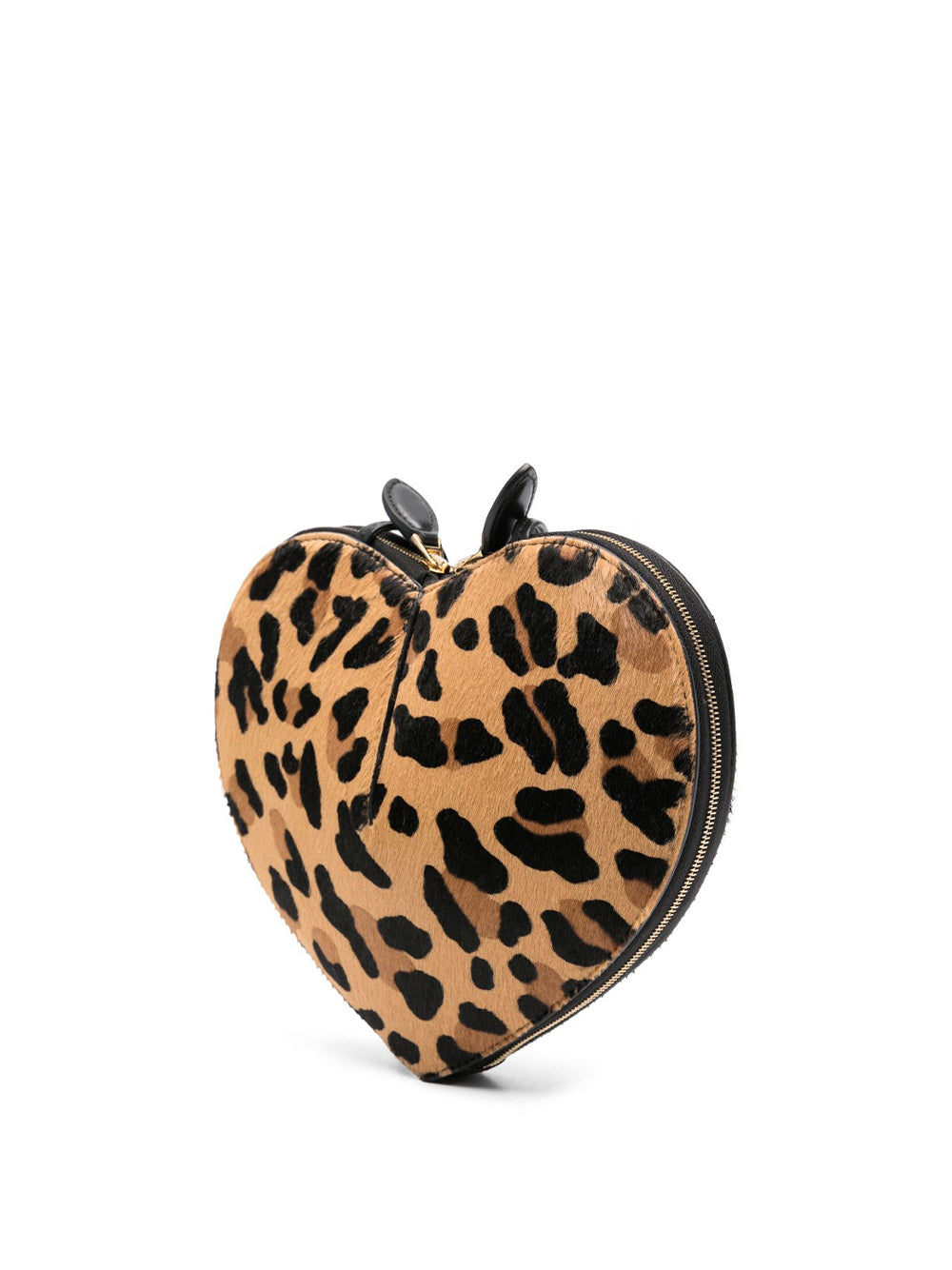 Leopard Haircalf Le Cœur Shoulder Bag