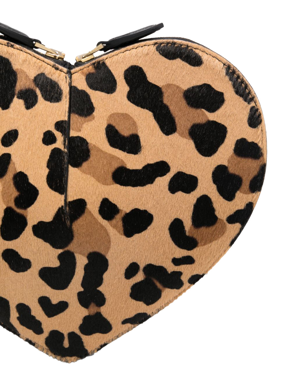 Leopard Haircalf Le Cœur Shoulder Bag