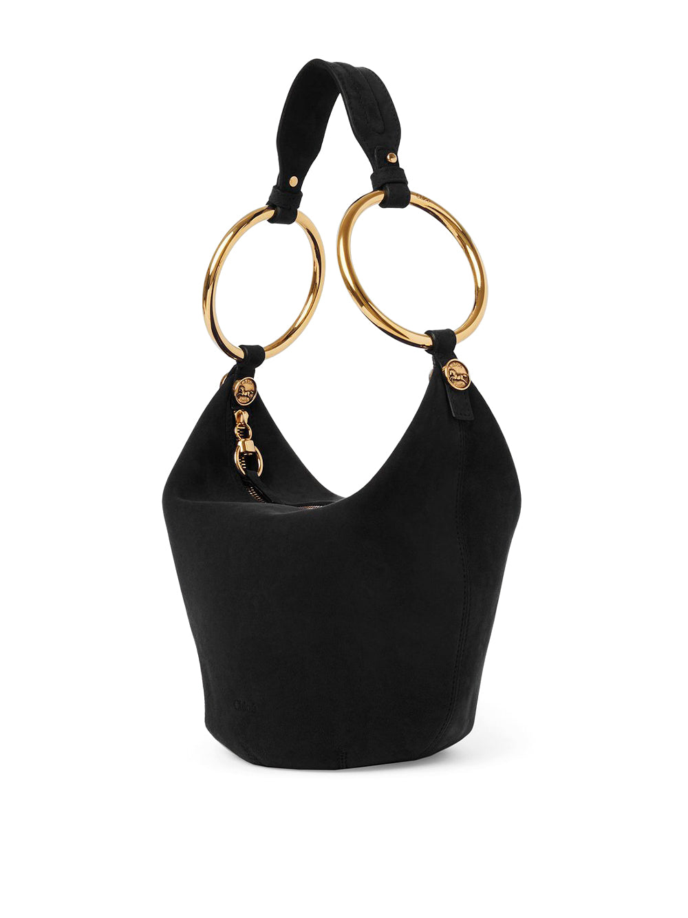 Suede Small Bracelet Handbag