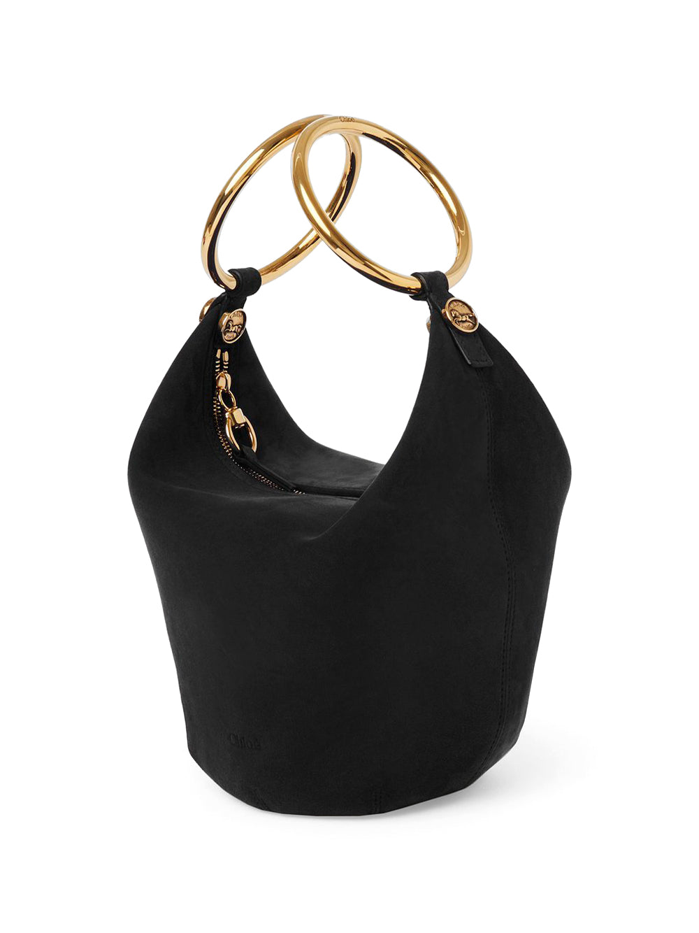 Suede Small Bracelet Handbag
