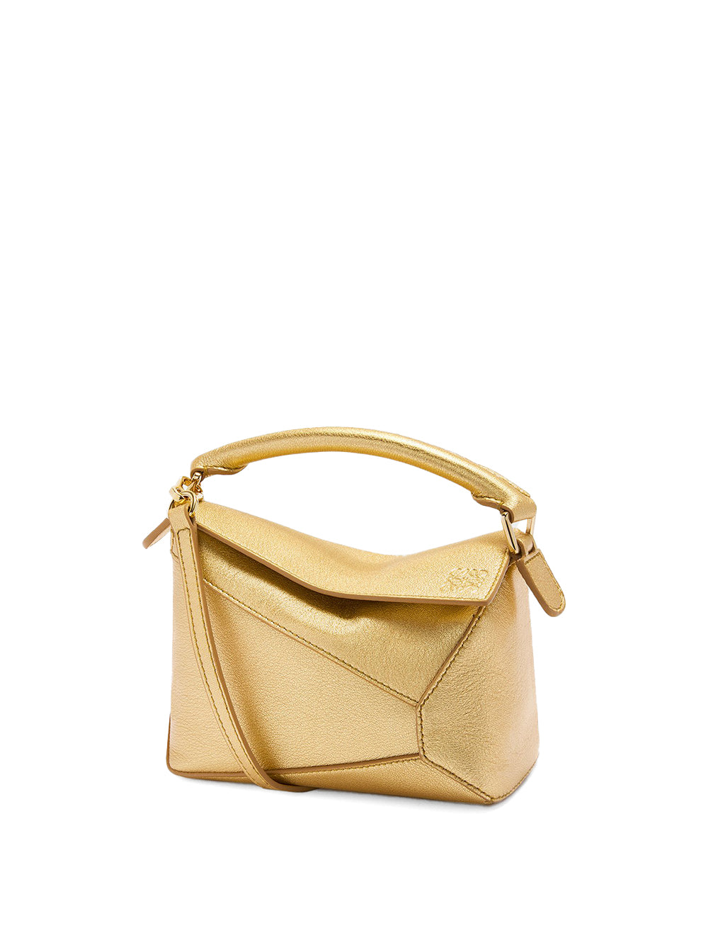 Metallic Mini Puzzle Edge Bag
