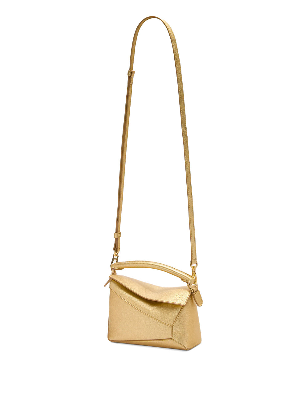 Metallic Mini Puzzle Edge Bag