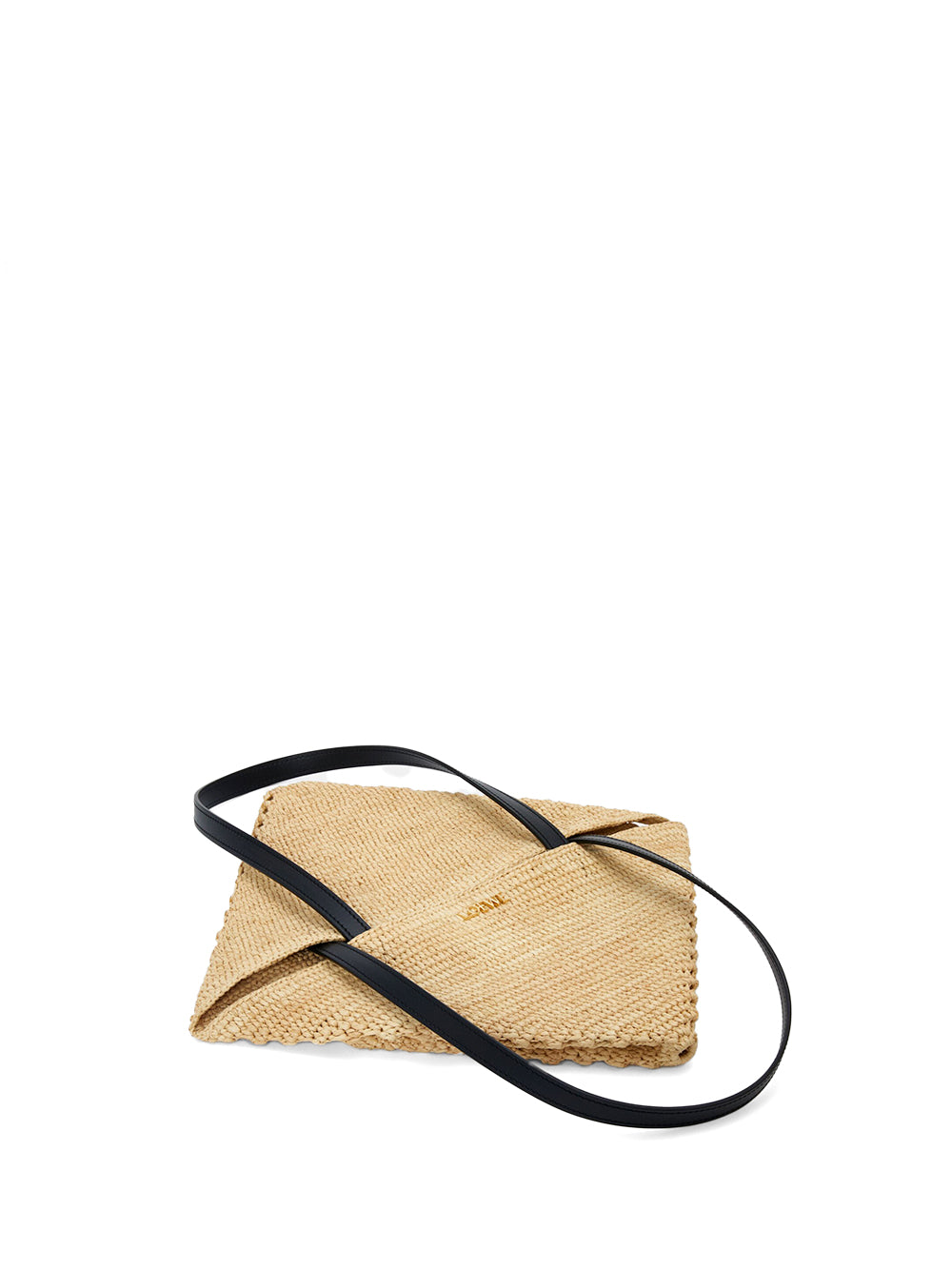 Raffia Puzzle Fold Tote