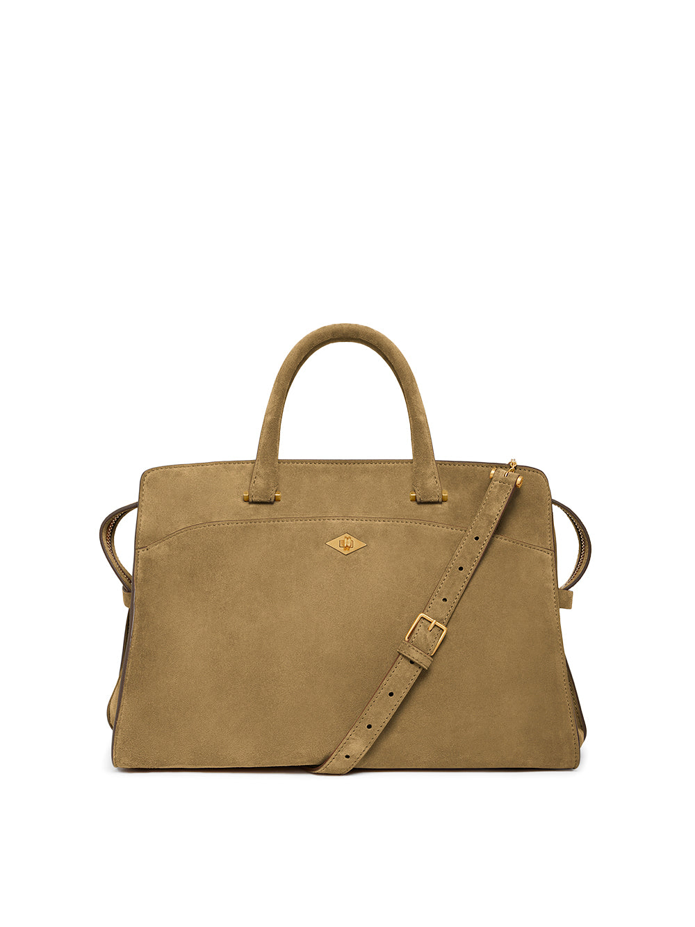 Suede Private Eye Bag