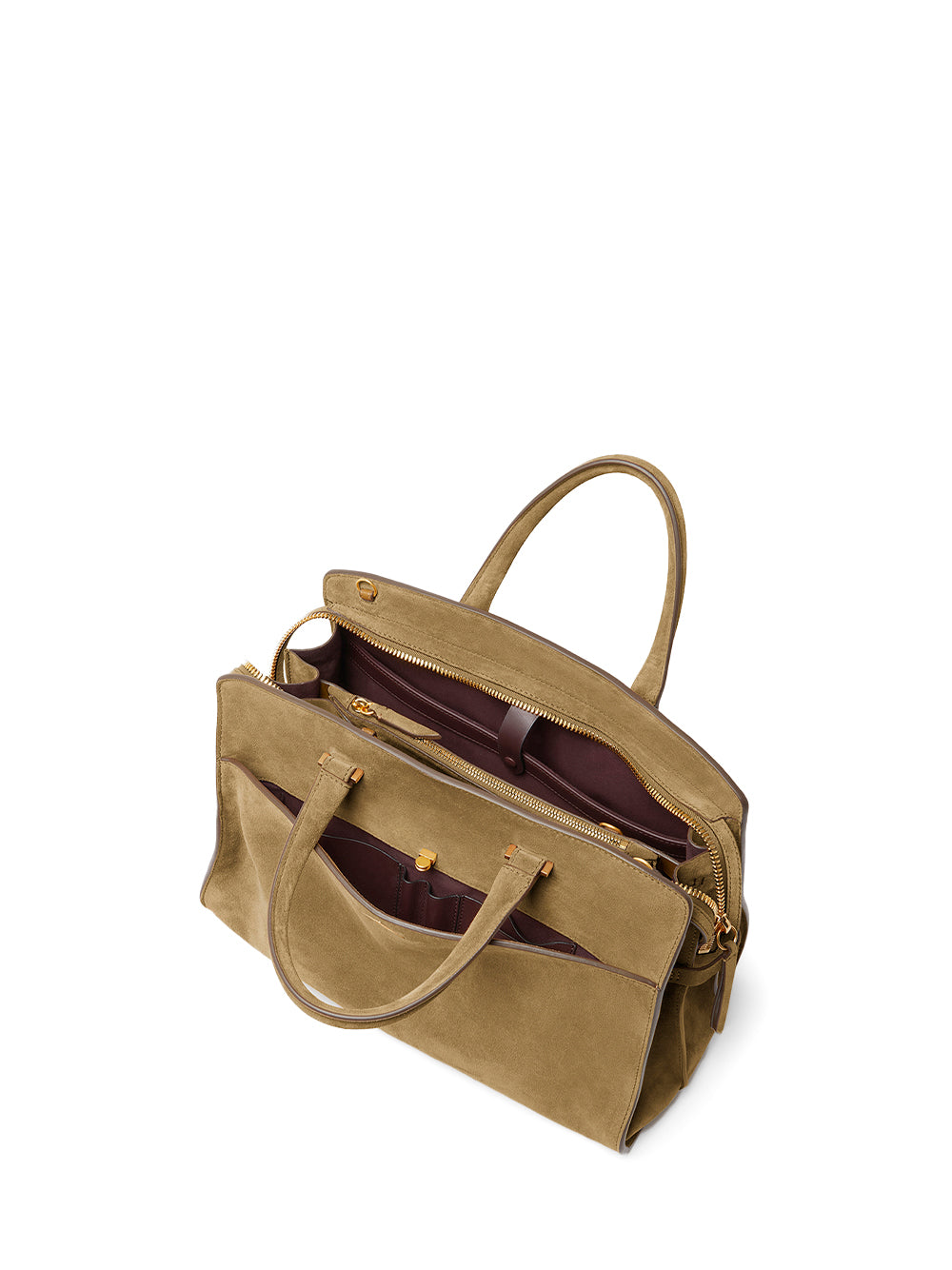 Suede Private Eye Bag