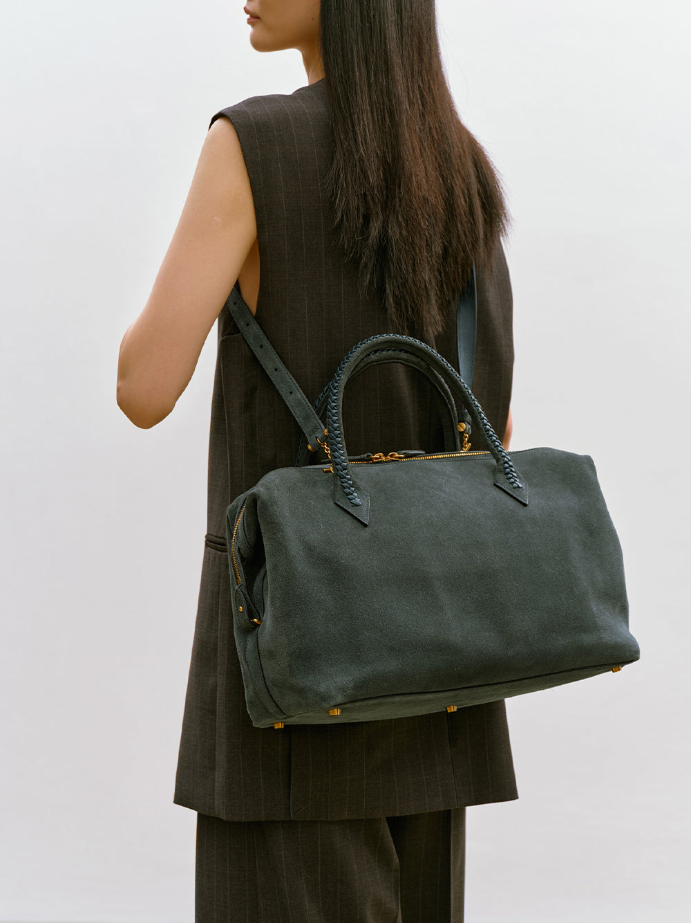 Suede Vérité City Bag